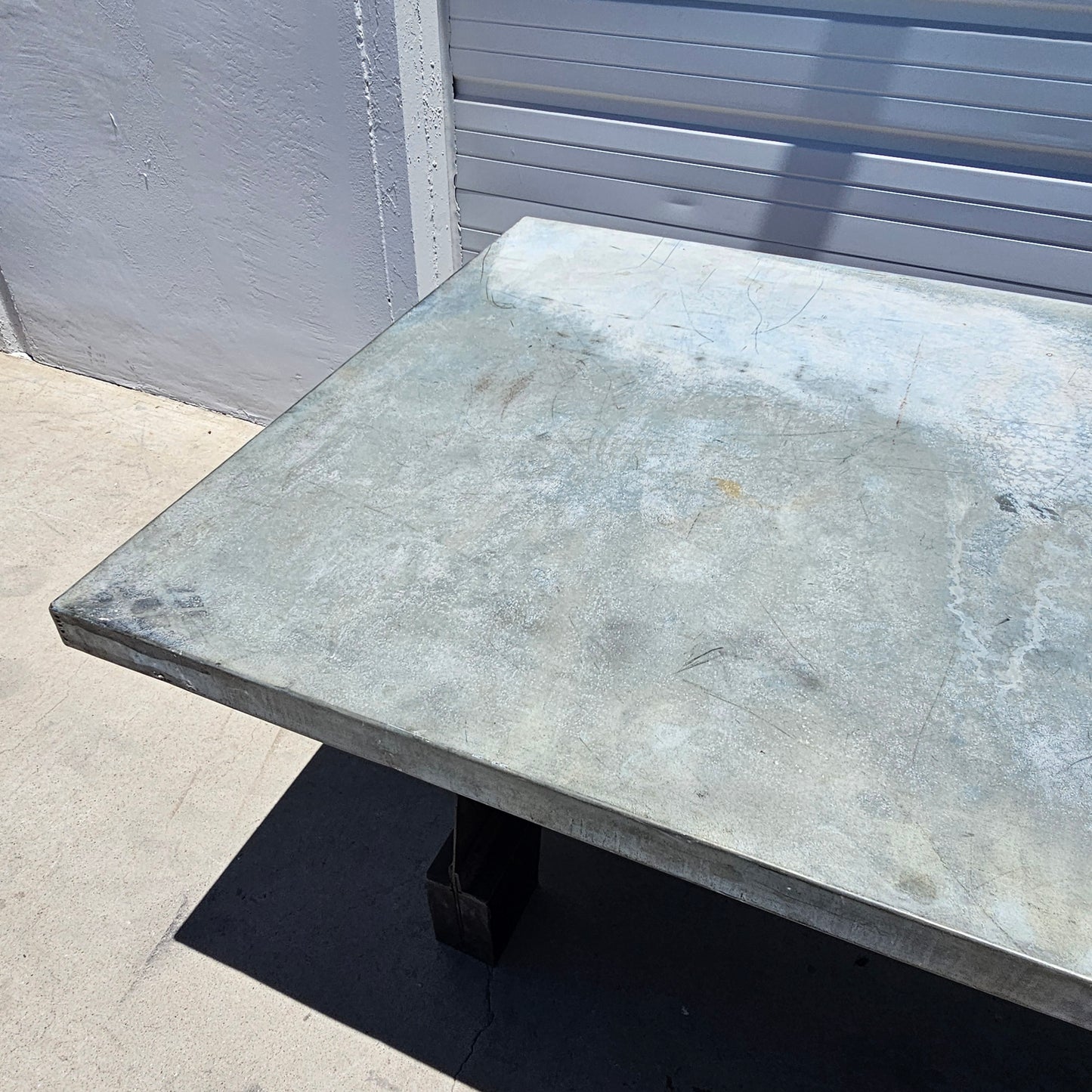 Repurposed Industrial Zinc Table
