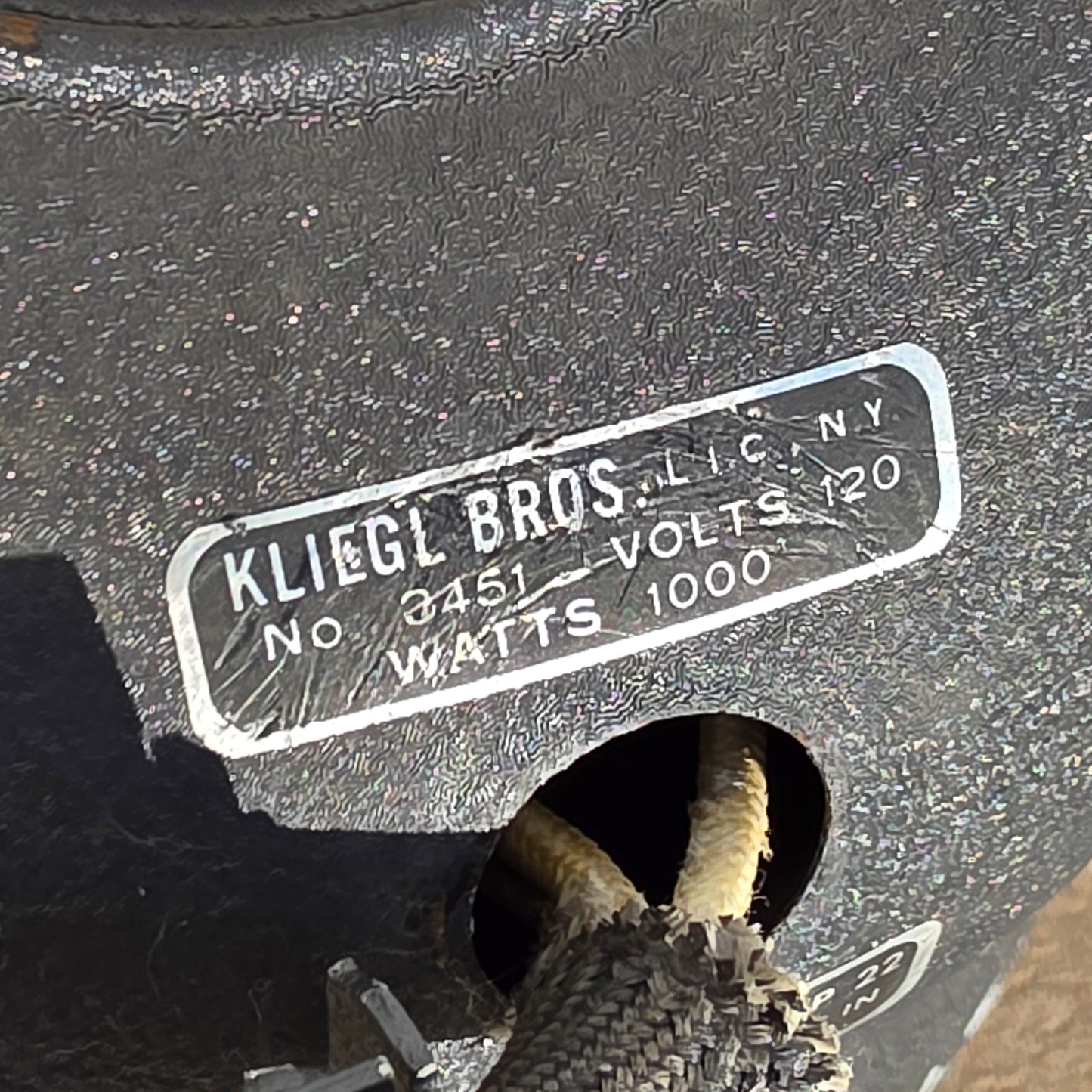 Vintage Kliegl Brothers Stage Light