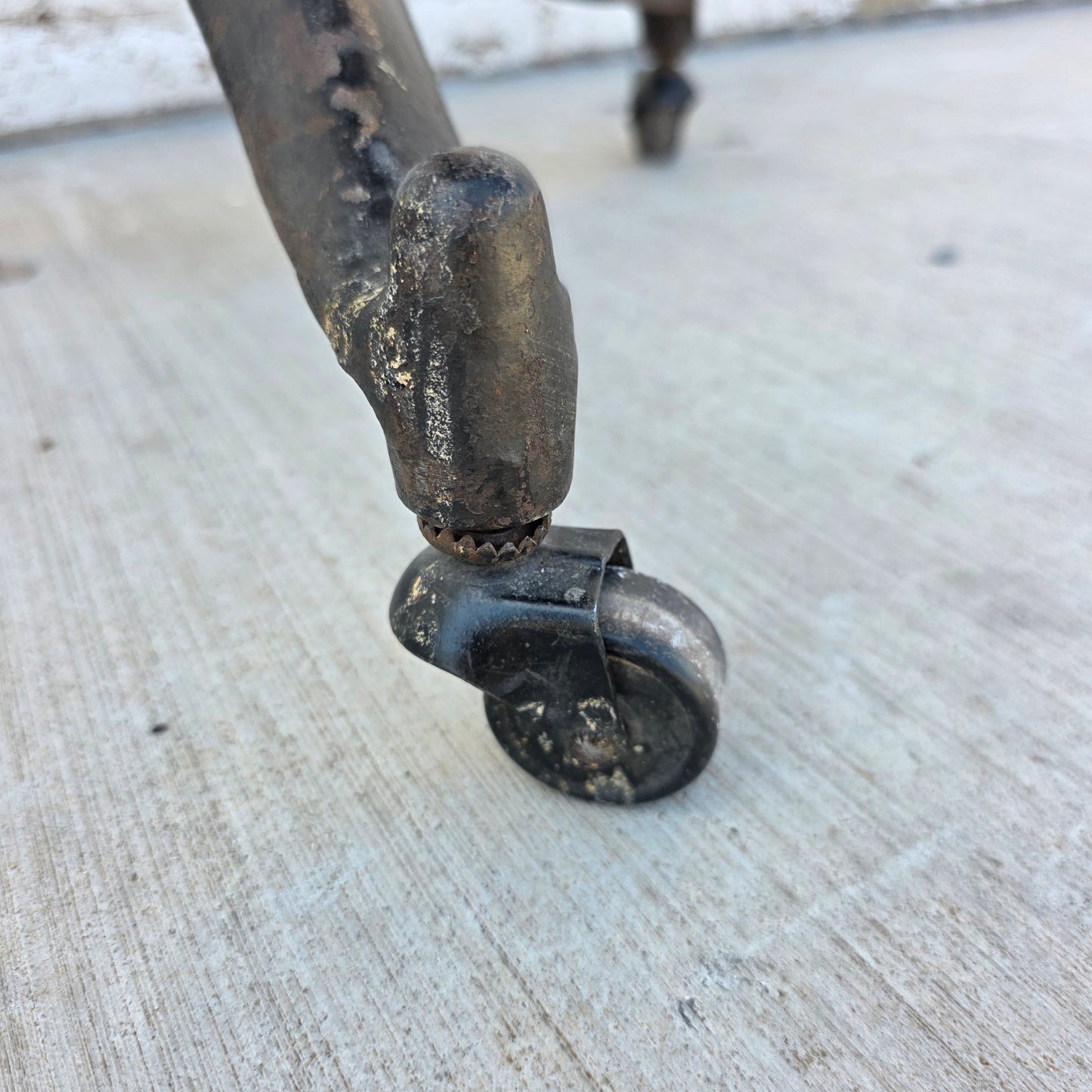 Antique Industrial Small Table