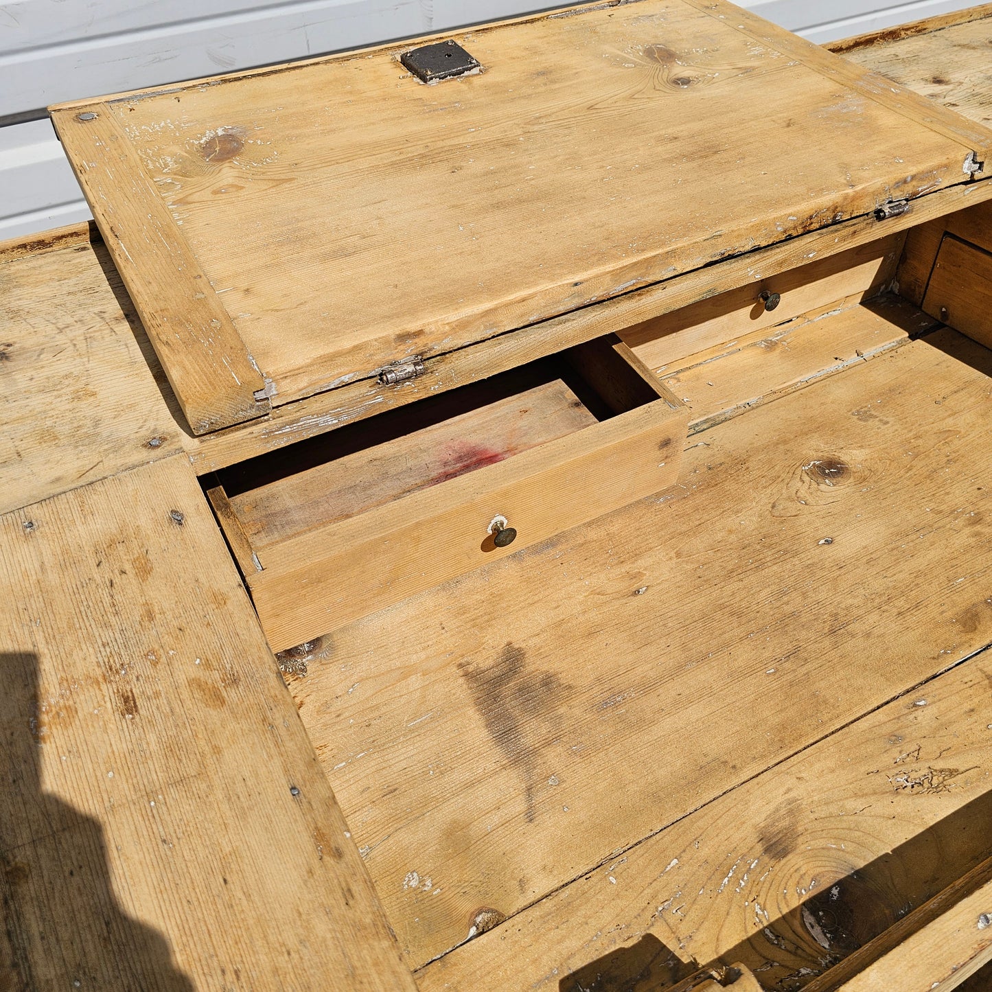 19th C. Swedish Slant Top Desk