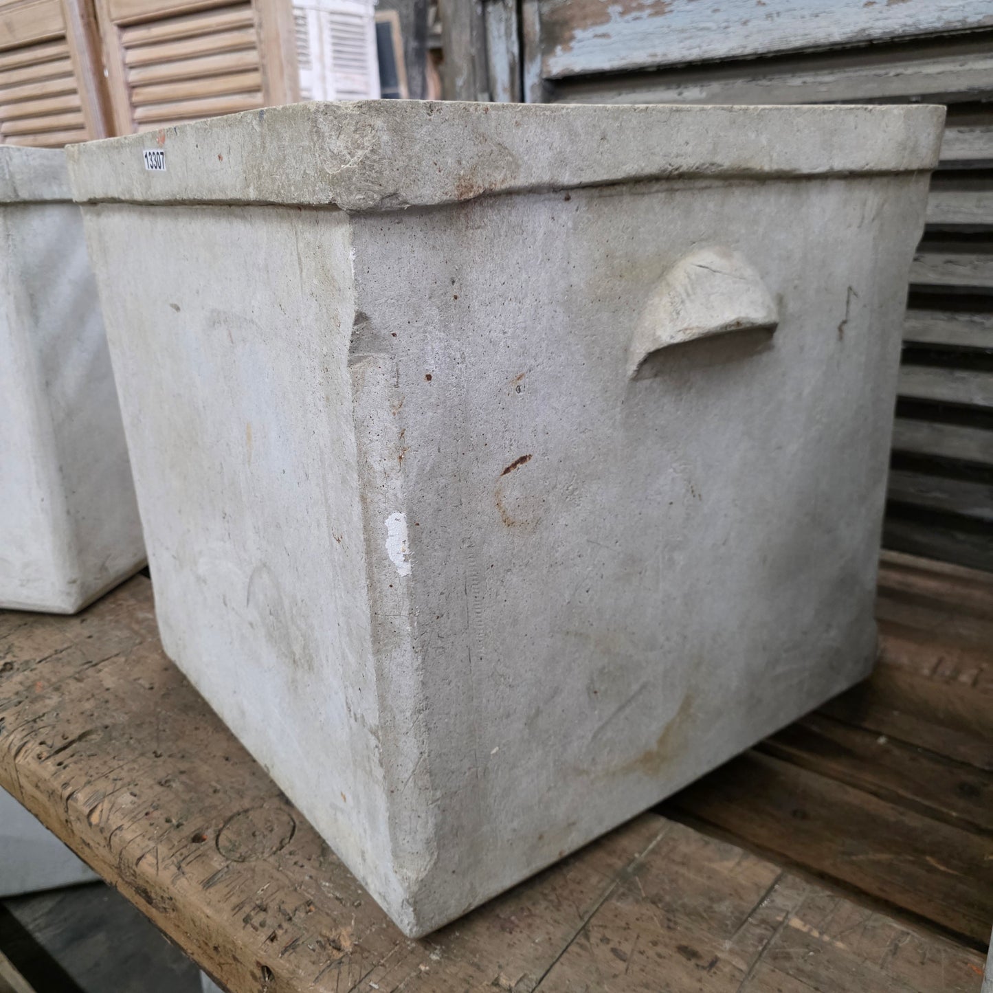 Square Willy Guhl Planter