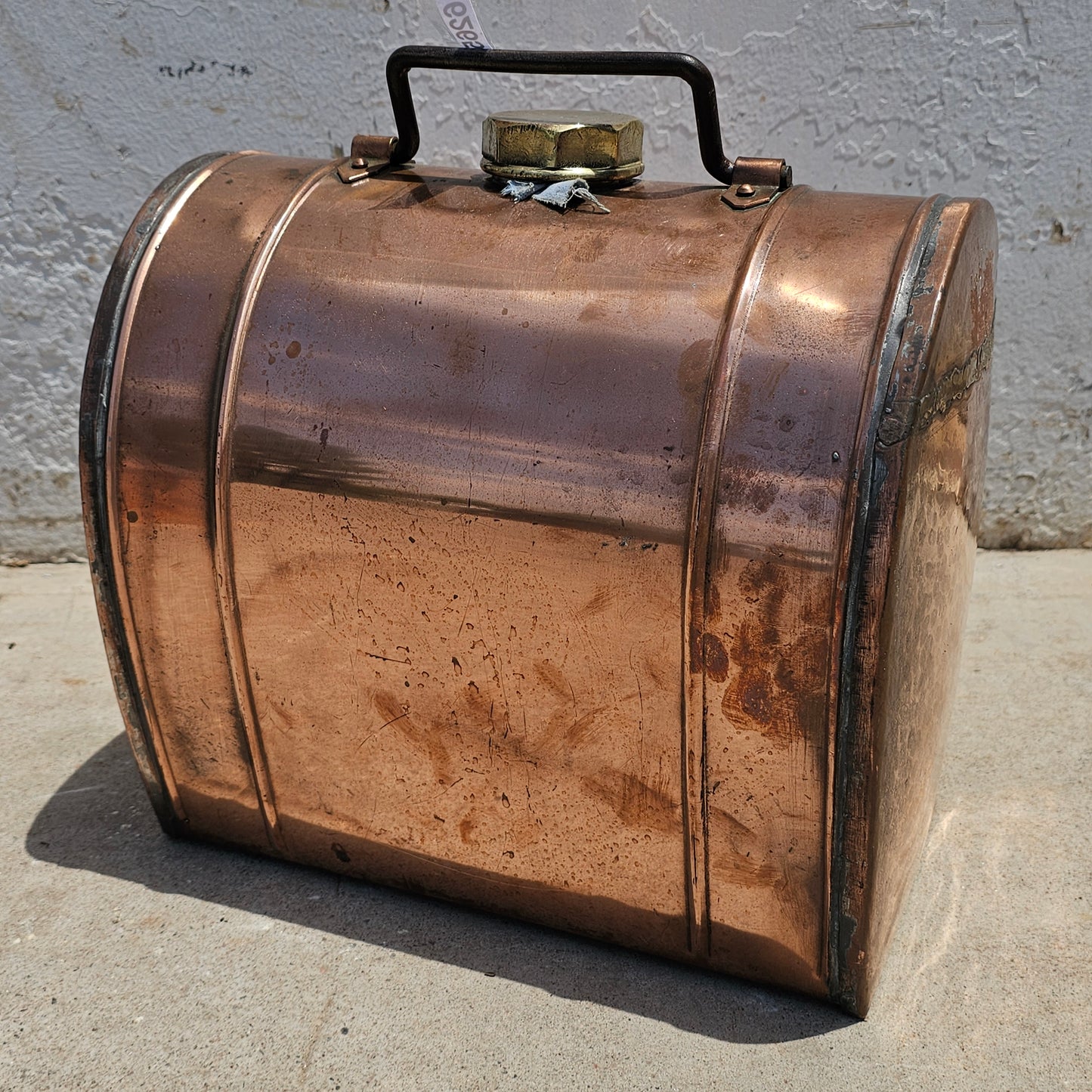 French Copper Petrol Can