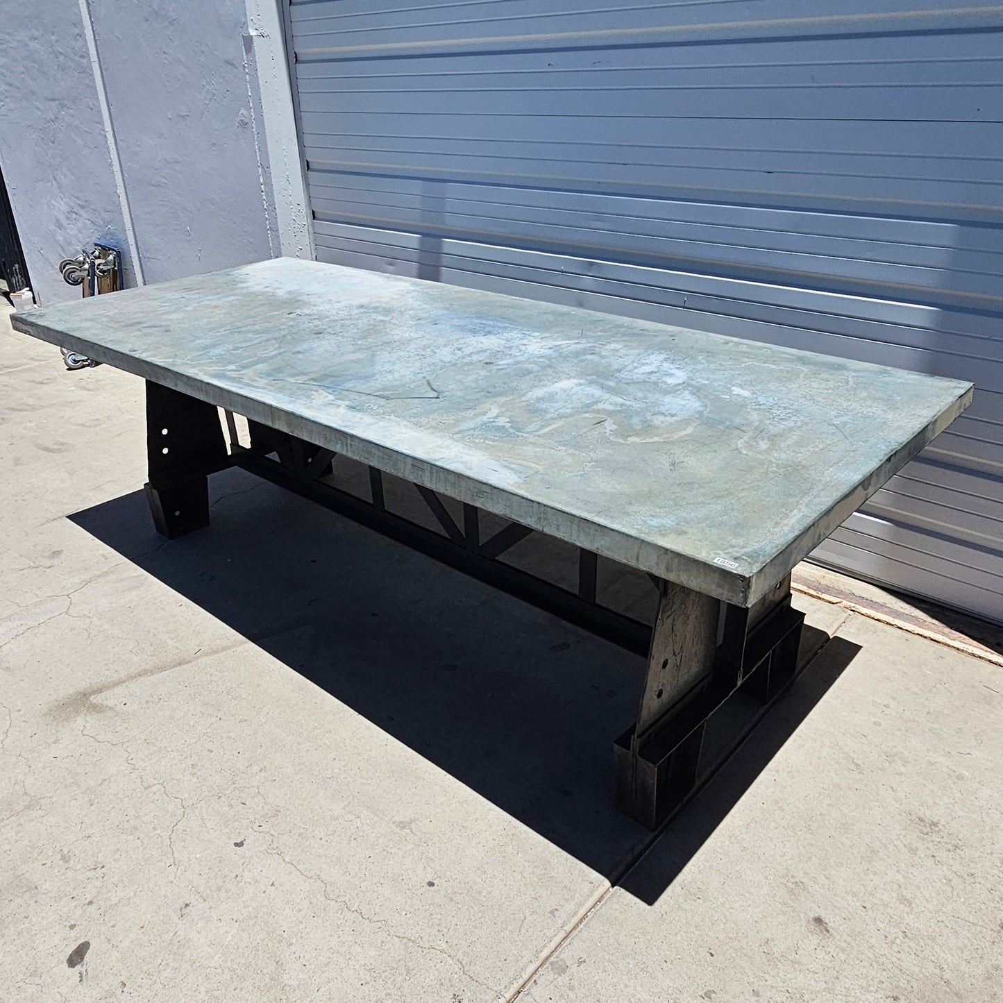 Repurposed Industrial Zinc Table