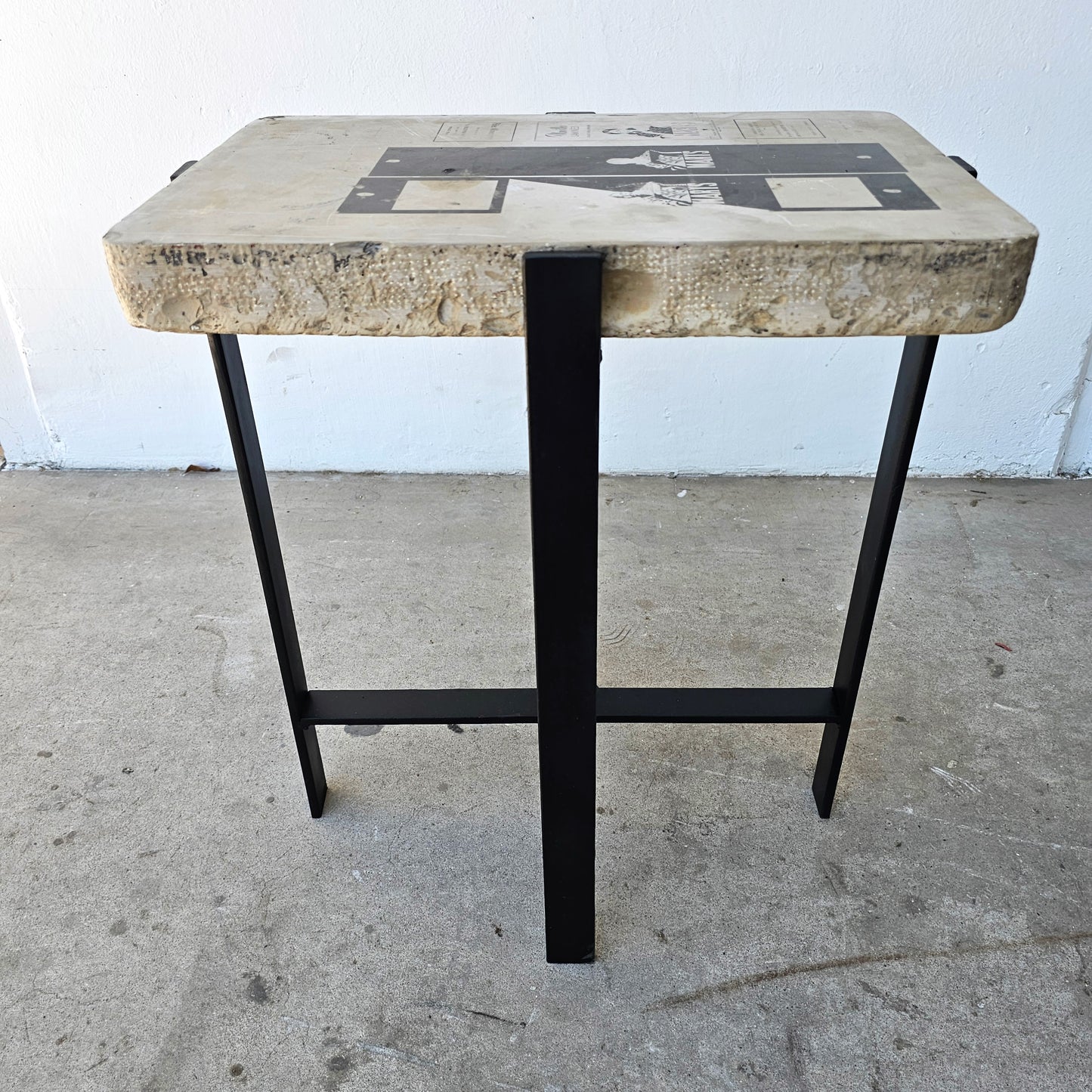 Lithography Stone Side Table