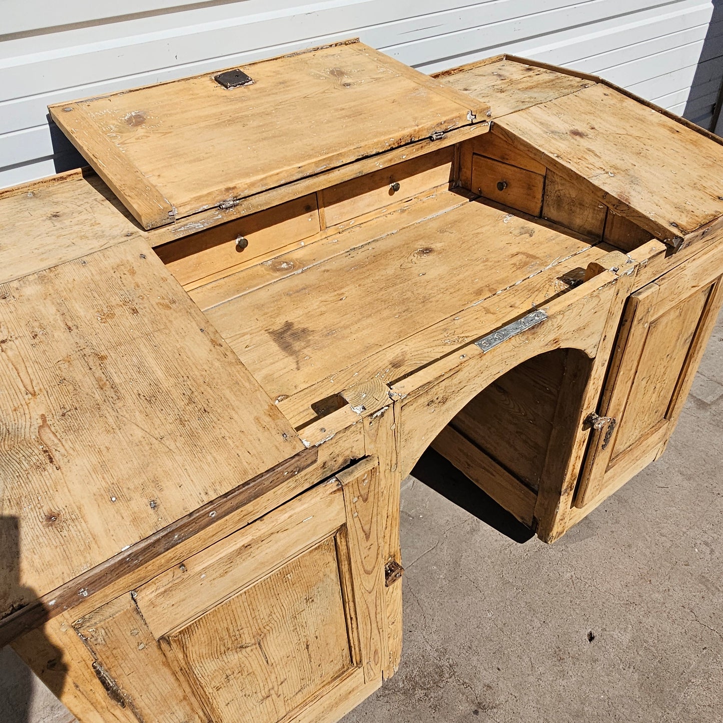 19th C. Swedish Slant Top Desk
