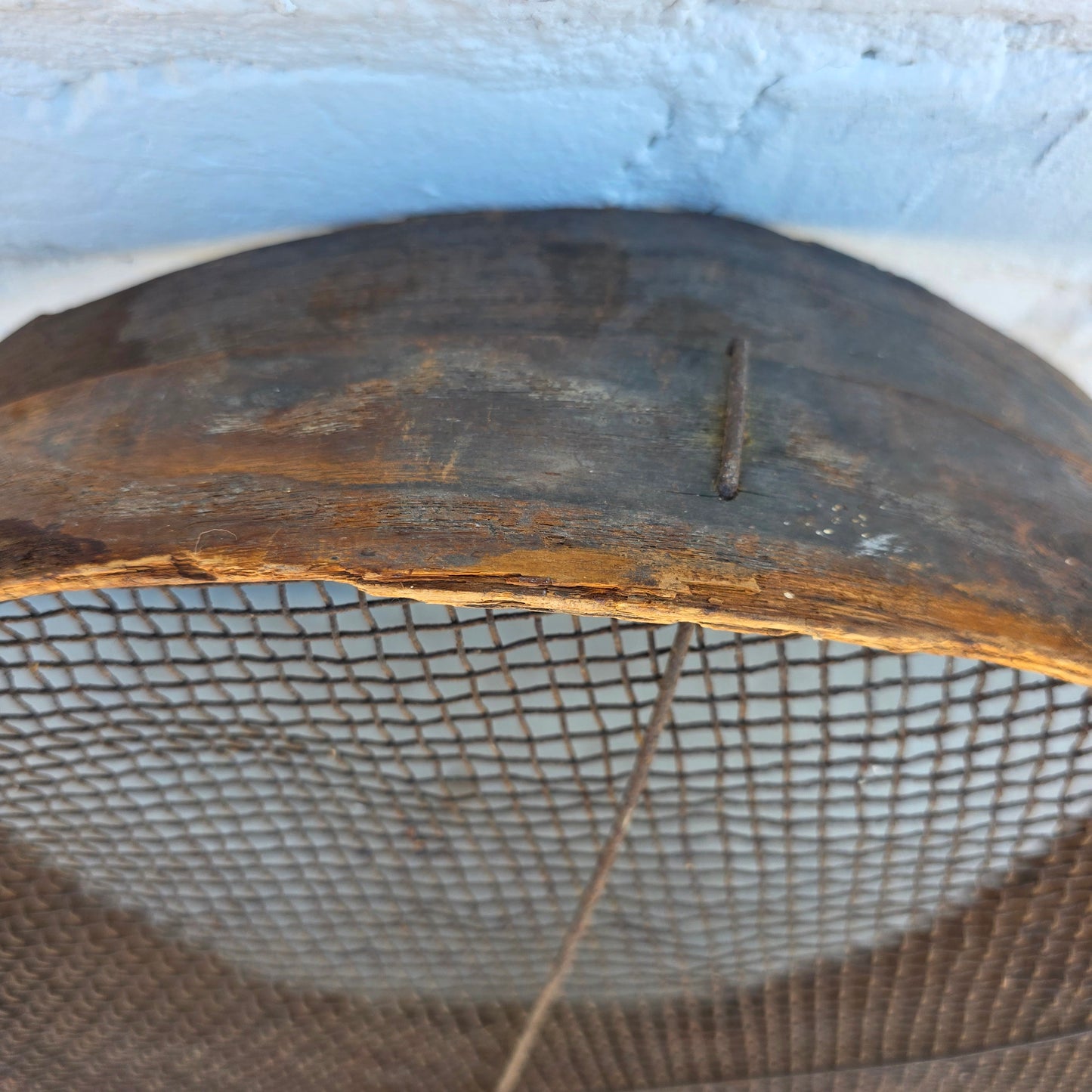 Antique Wooden Sieve (Decor)