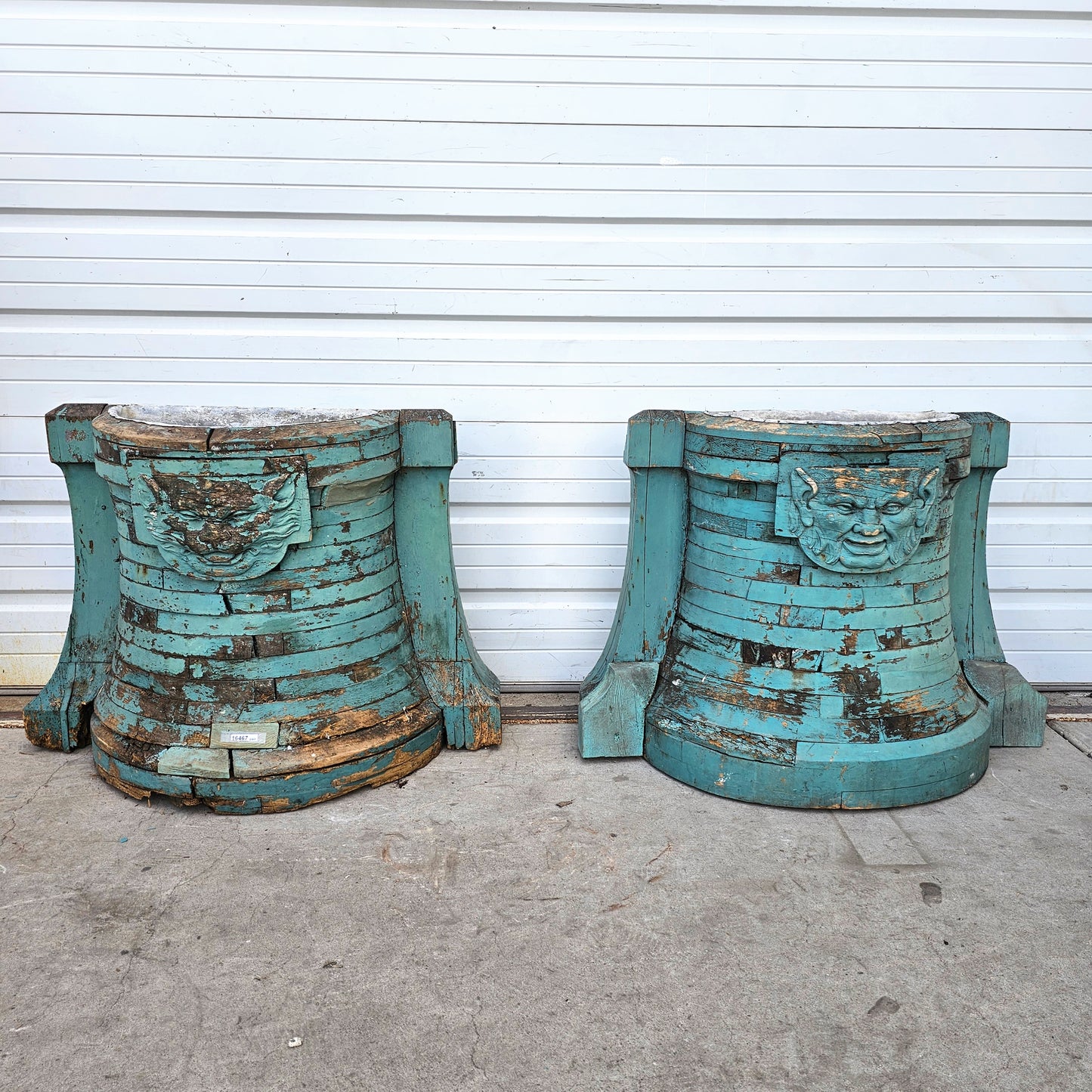 Pair of Antique French Orangerie Planters