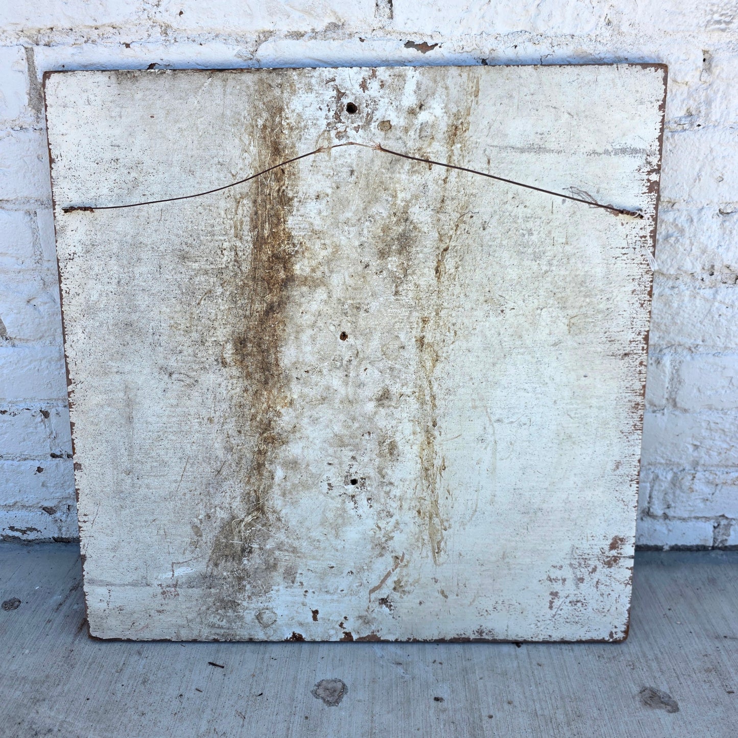 Painted Wooden Employee Parking Sign