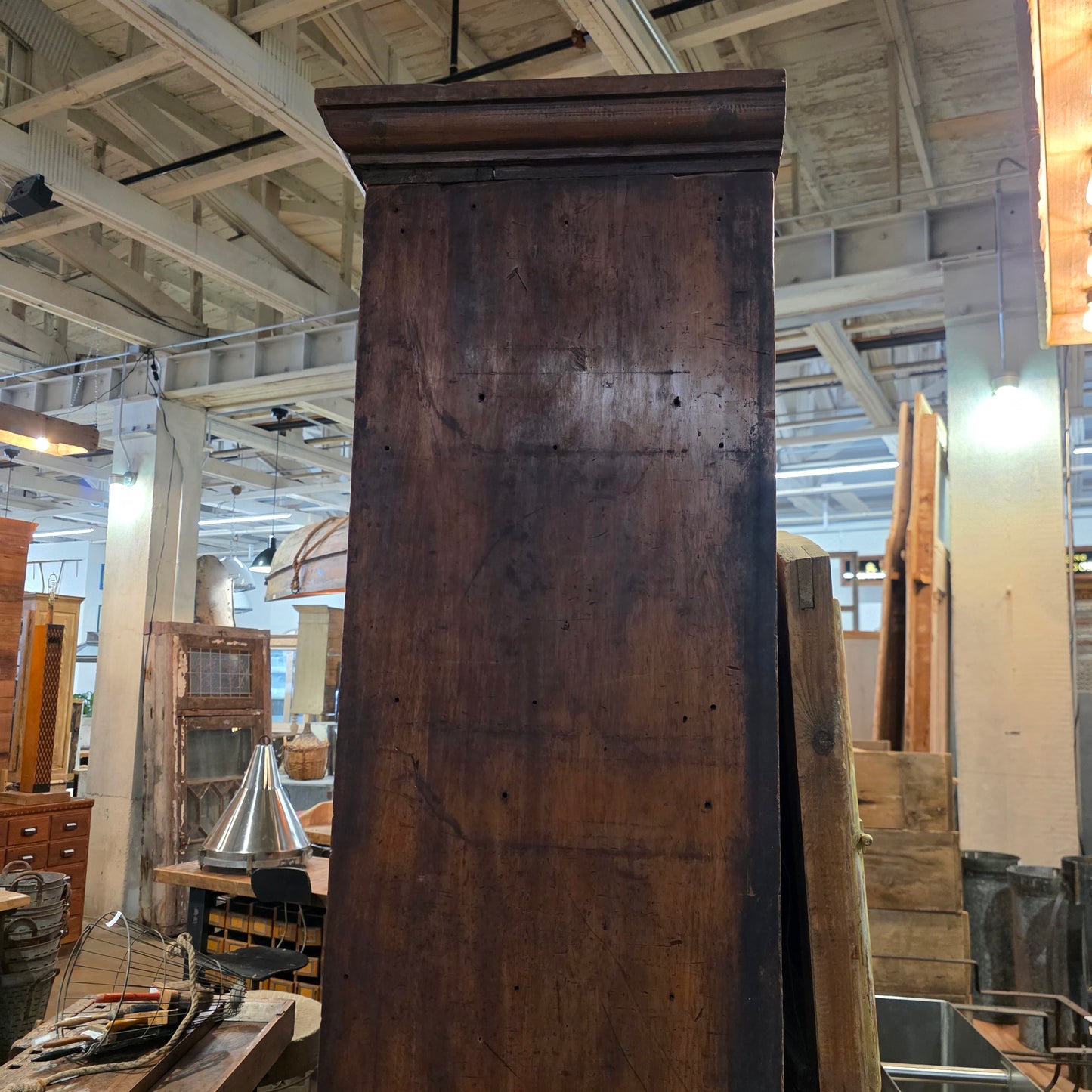 19th C. 2-Piece Haberdashery Cabinet