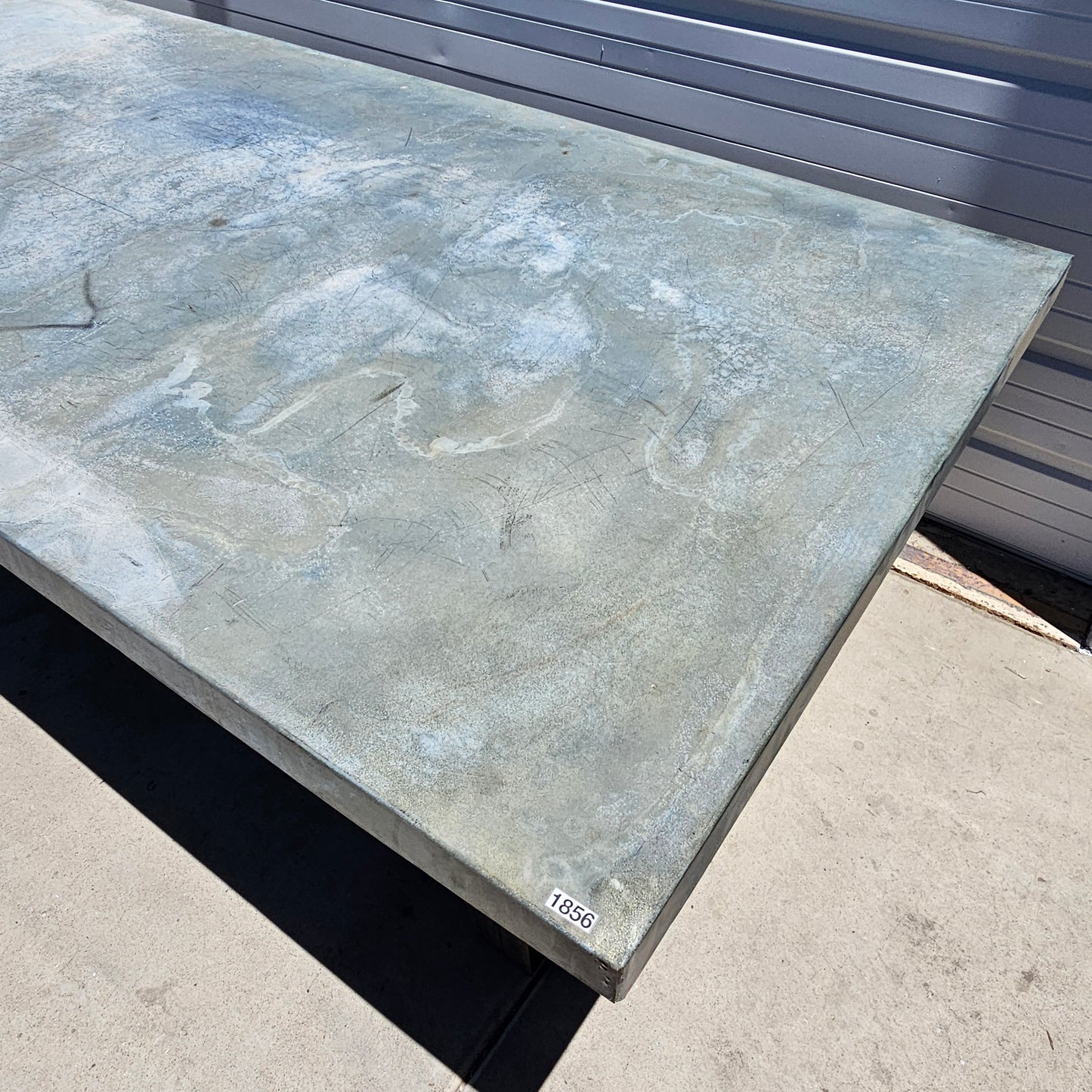 Repurposed Industrial Zinc Table