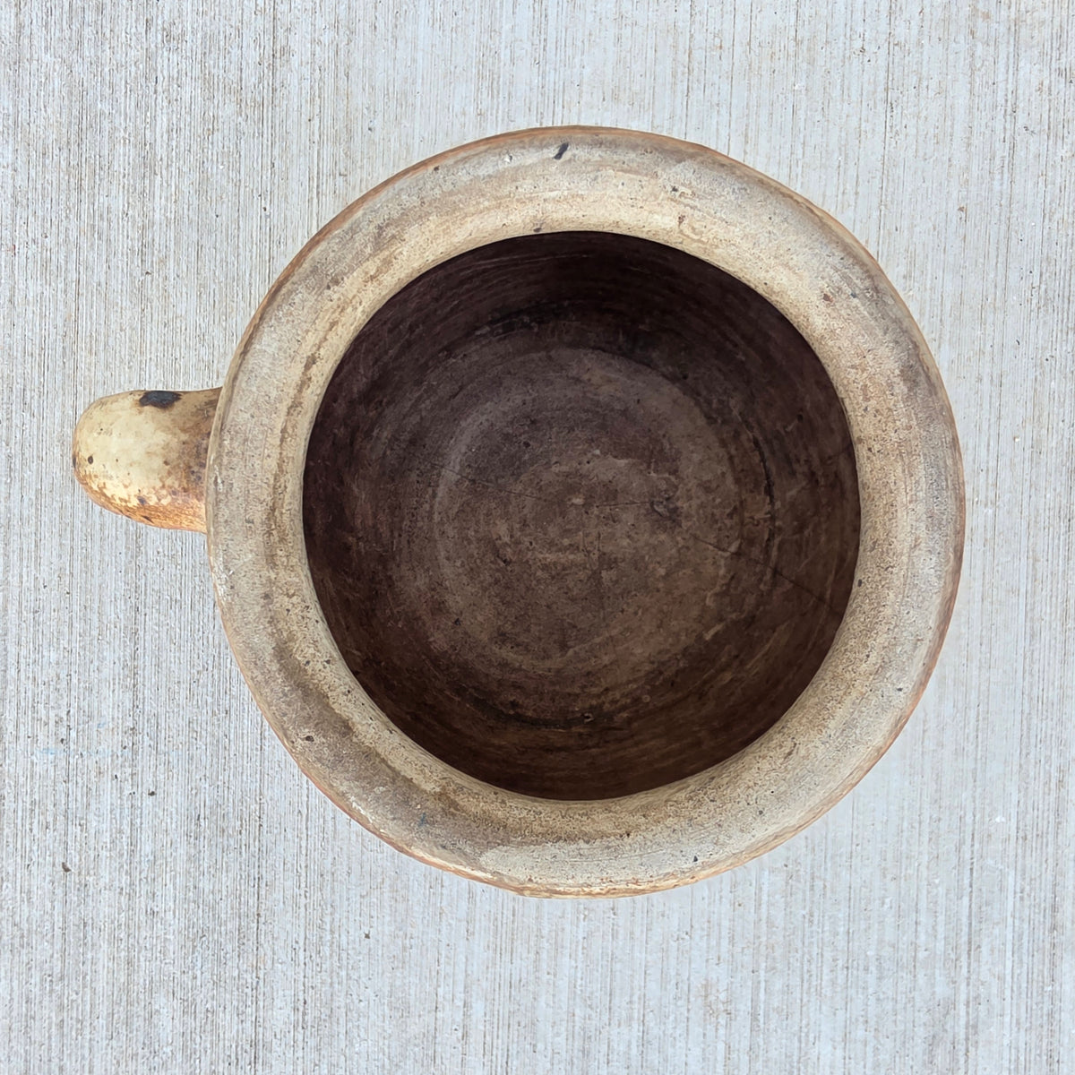 Antique French Stoneware Pot (S)