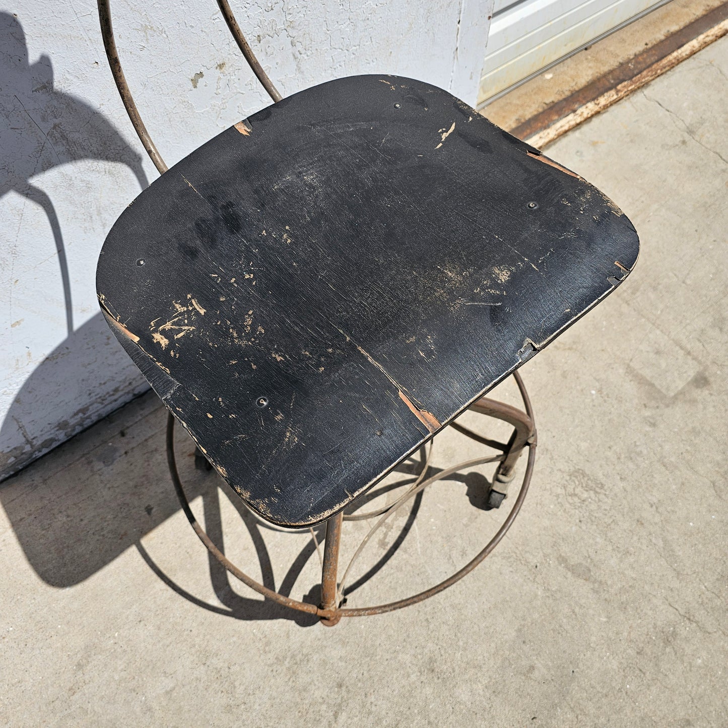 Black Toledo Drafting Stool