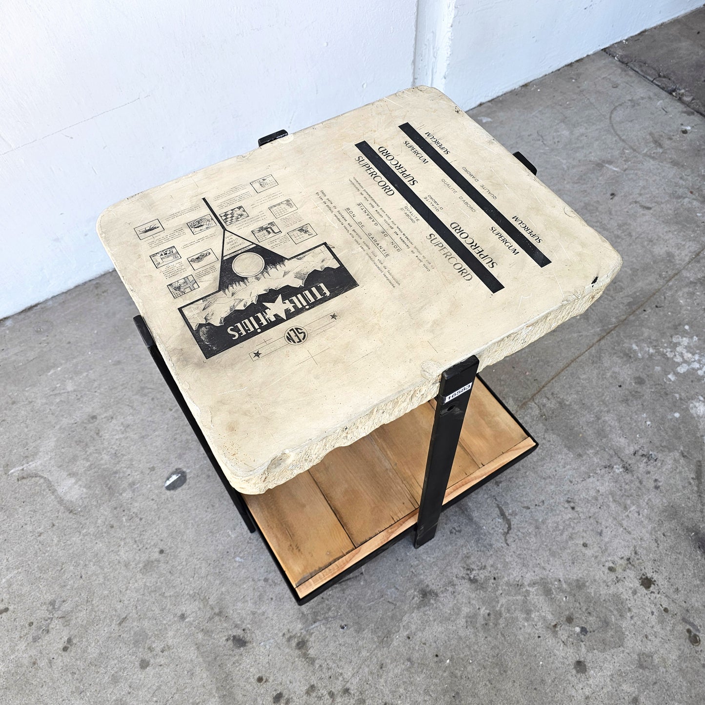 Lithography Stone Side Table