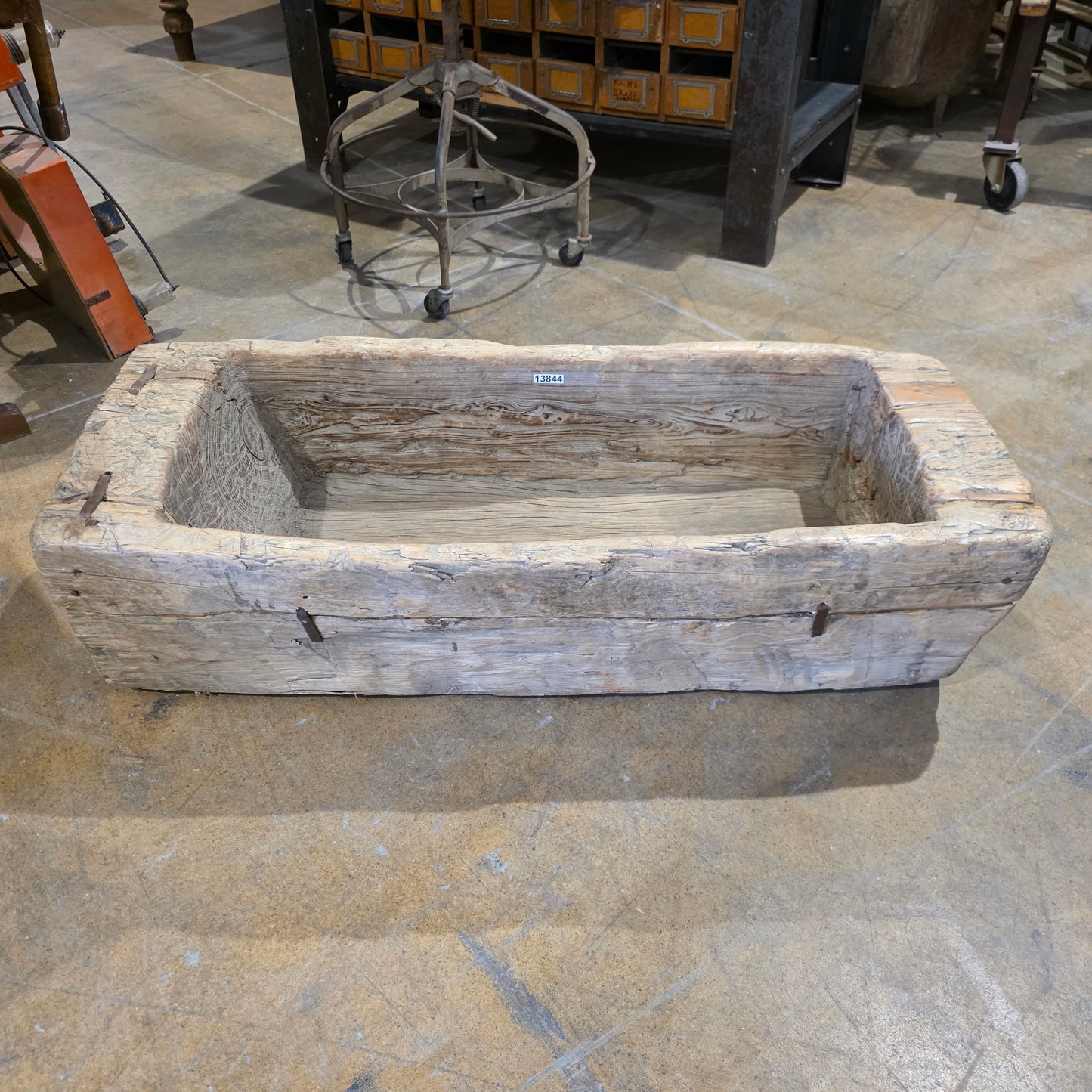 Wood Dough Bowl/Planter