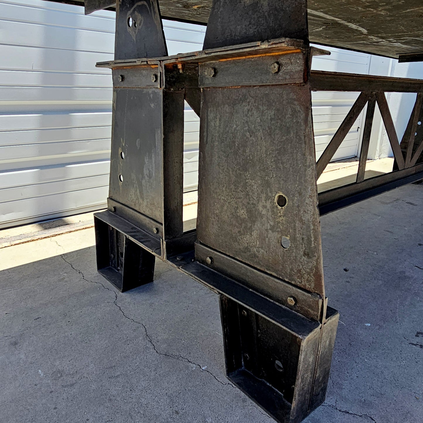 Repurposed Industrial Zinc Table