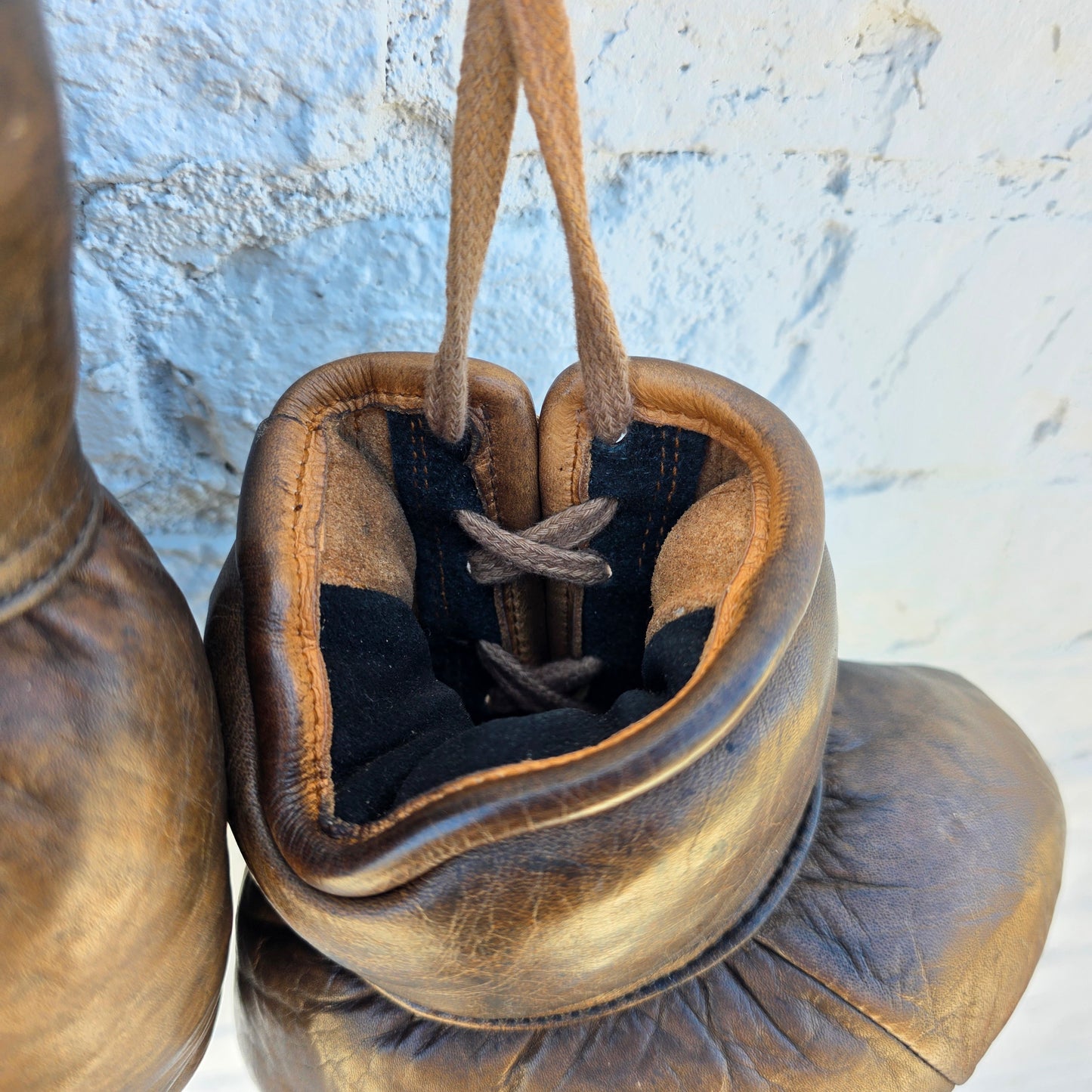 Antique Leather Boxing Gloves