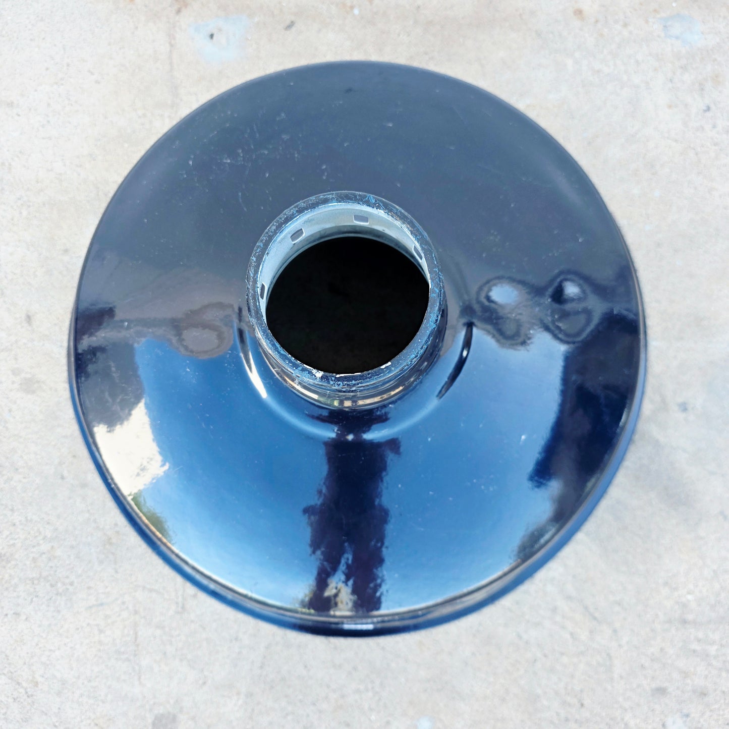 Indigo Blue Porcelain Pendant Shade