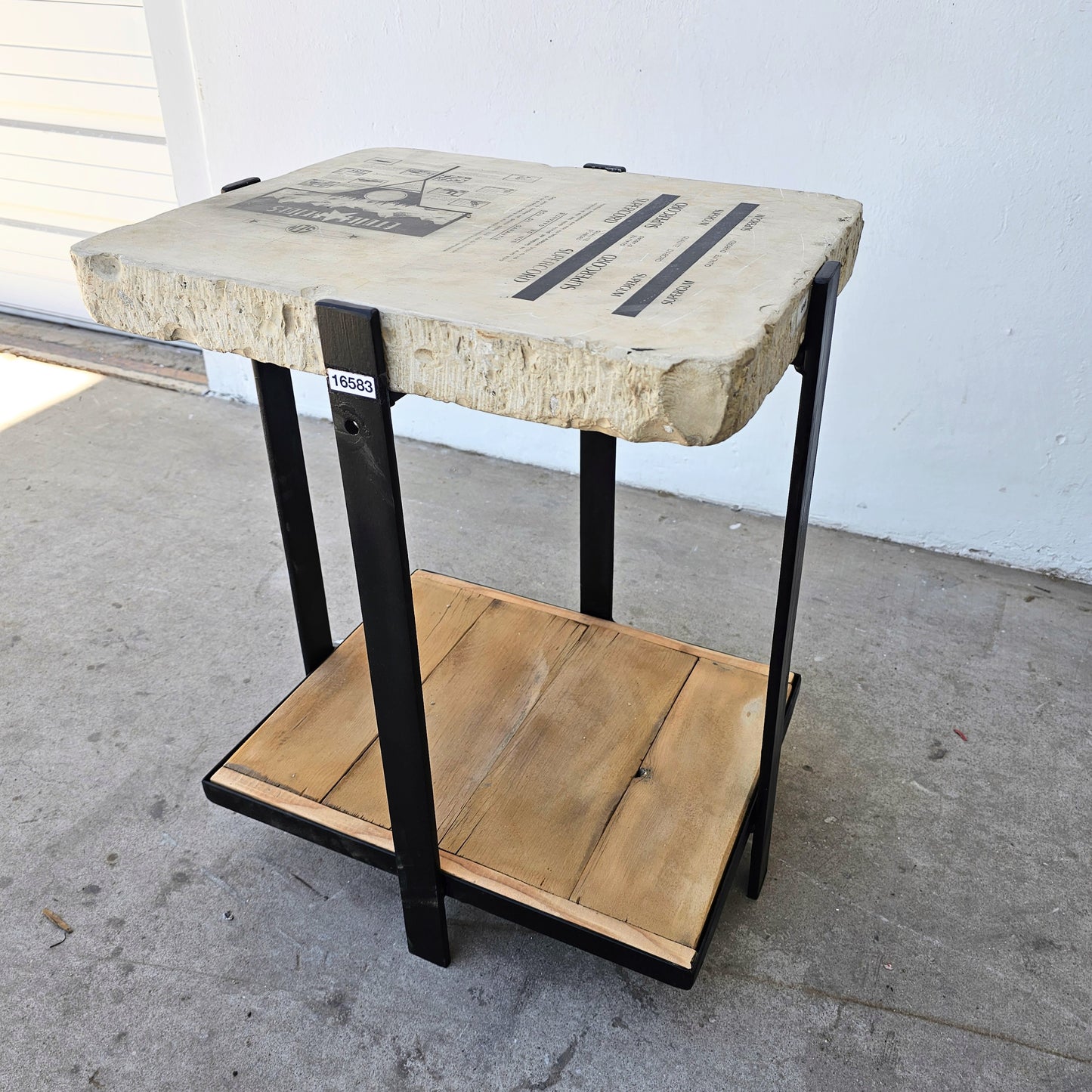 Lithography Stone Side Table