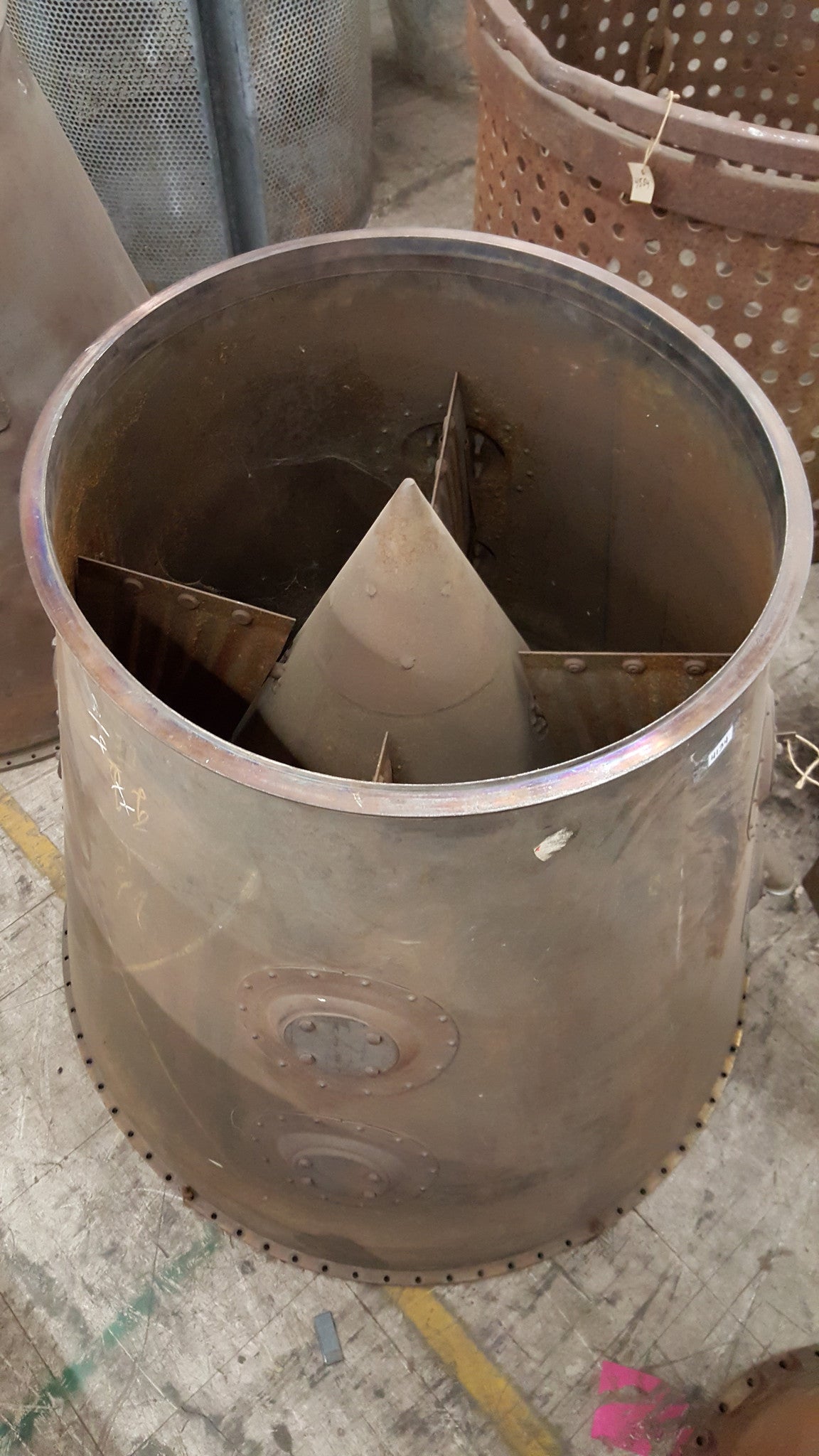 Airplane Jet Engine Cone for Table Base