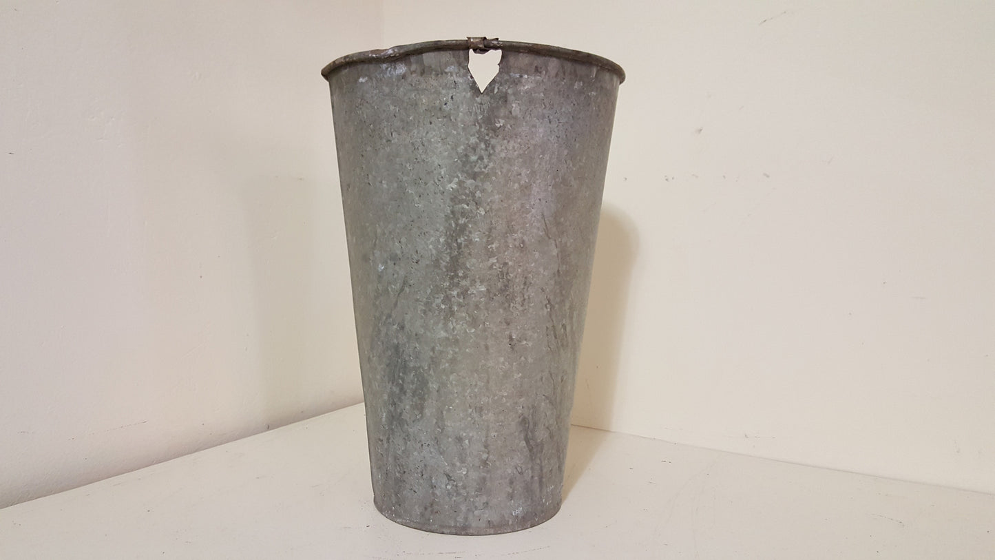 Galvanized Vase/Bucket (Garden)