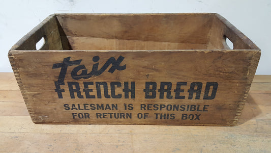 "Taix" Salesman's French Bread Crate