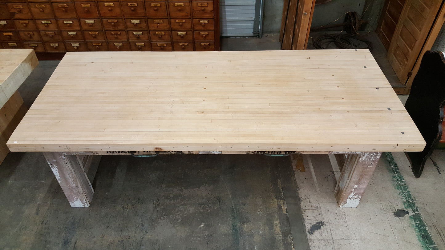 Reclaimed Bowling Alley Table Top