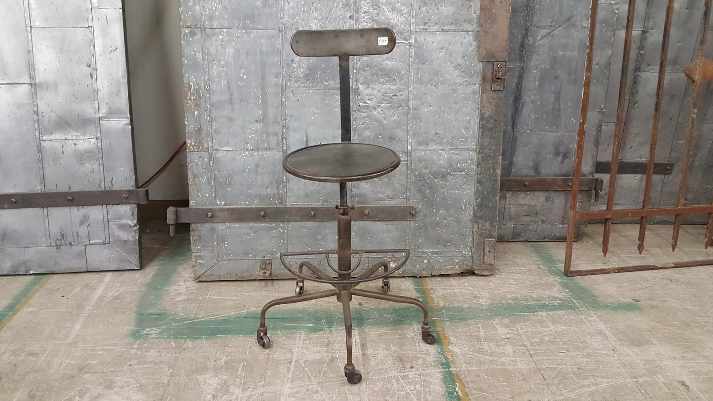 Adjustable Height French Stool