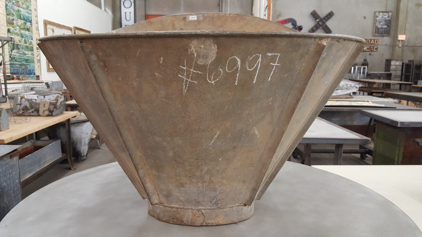 Zinc Grape Gathering Bucket