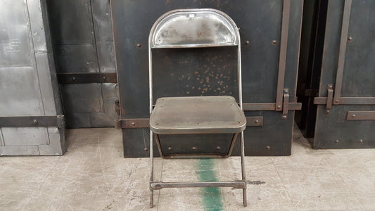 Vintage Folding Metal Chair