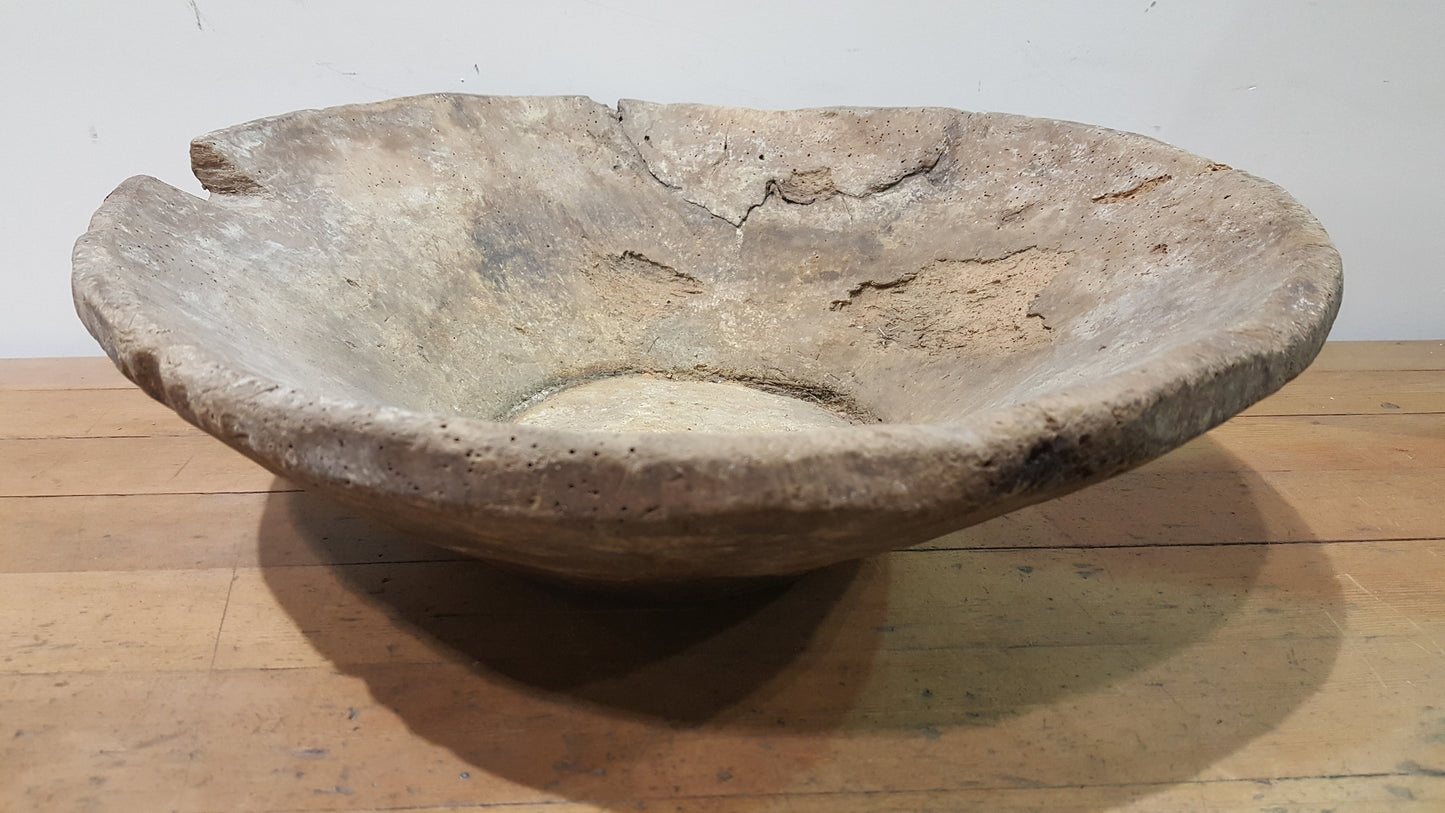 Medium Wooden Turkish Bowl (Decor)