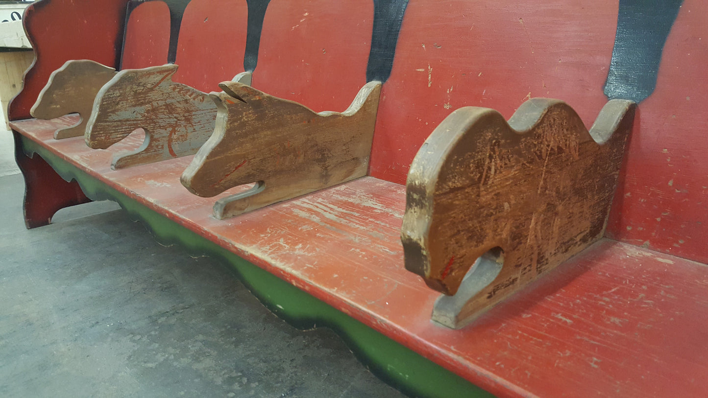 Buster Brown Children's Shoe Store Bench