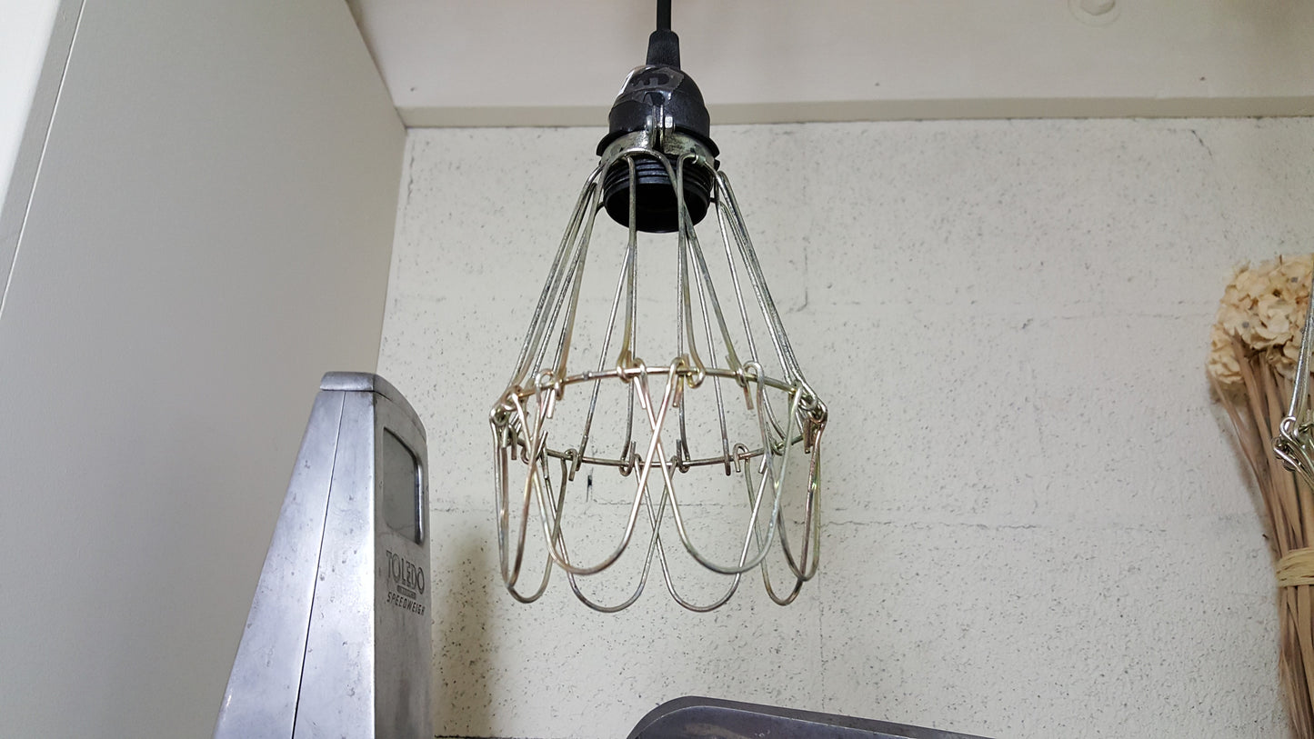 Metal Caged Pendant Light