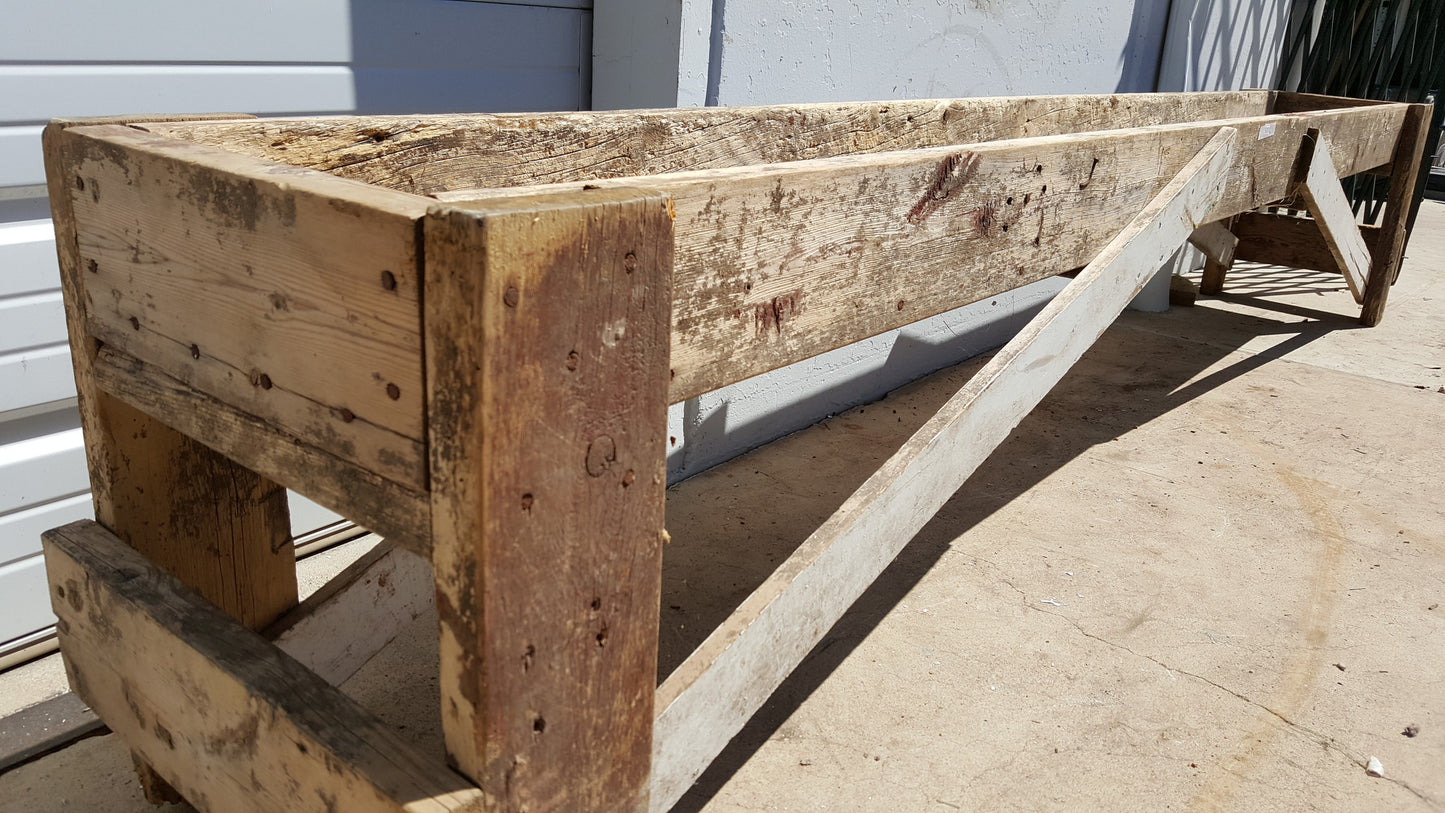 Primitive Wooden Trough/Planter