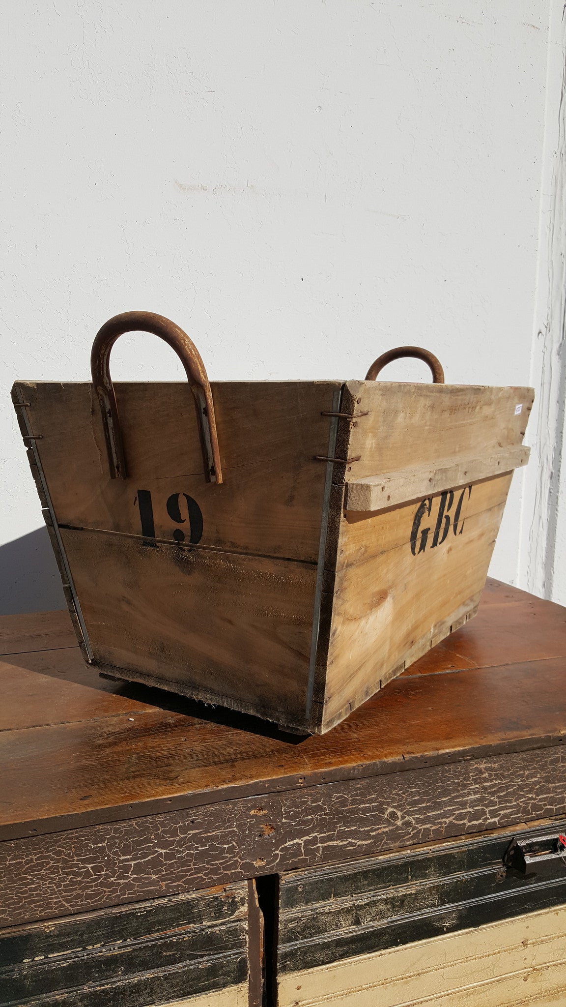 GBC Stenciled Crate