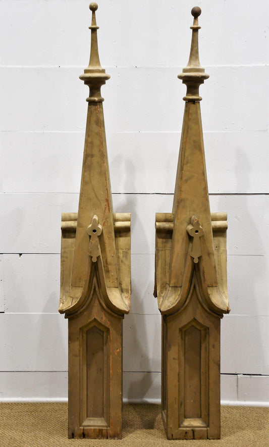 Pair of Salvaged Church Finials