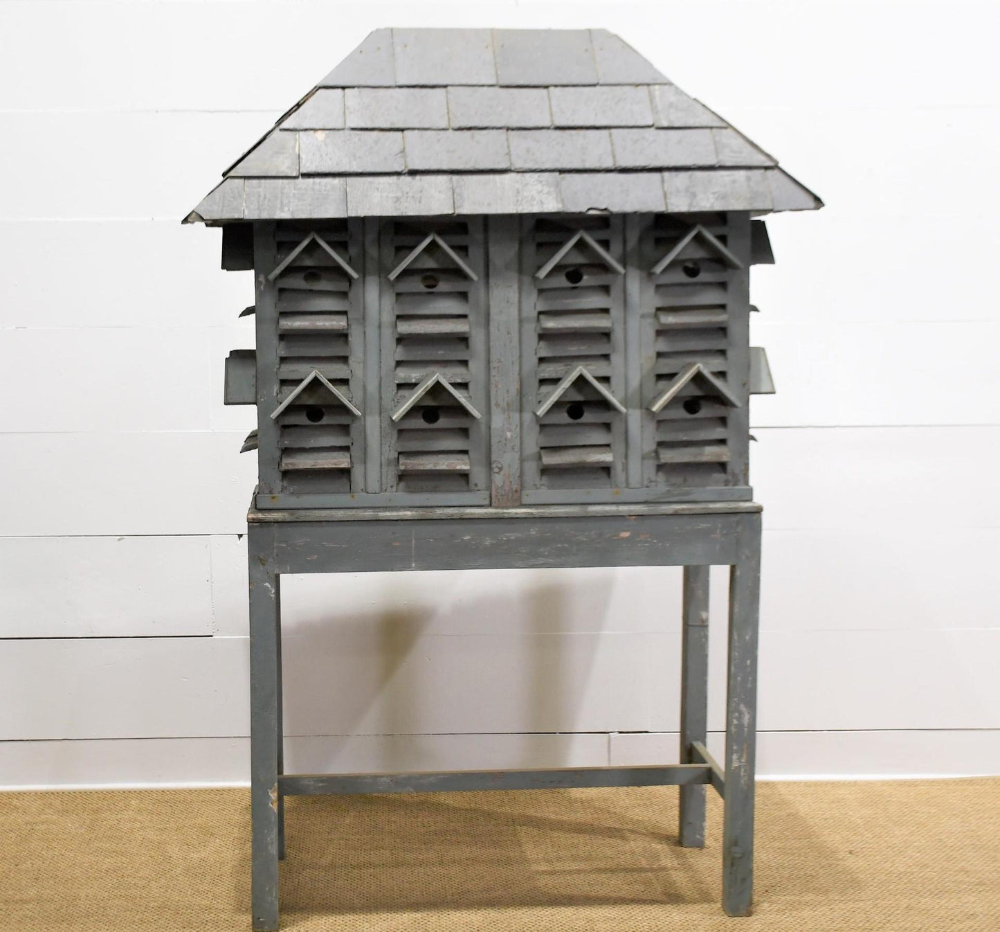 Large French Garden Bird House w/ Slate Roof