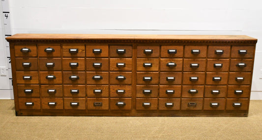 50 Drawer General Store Antique Apothecary Cabinet / Island