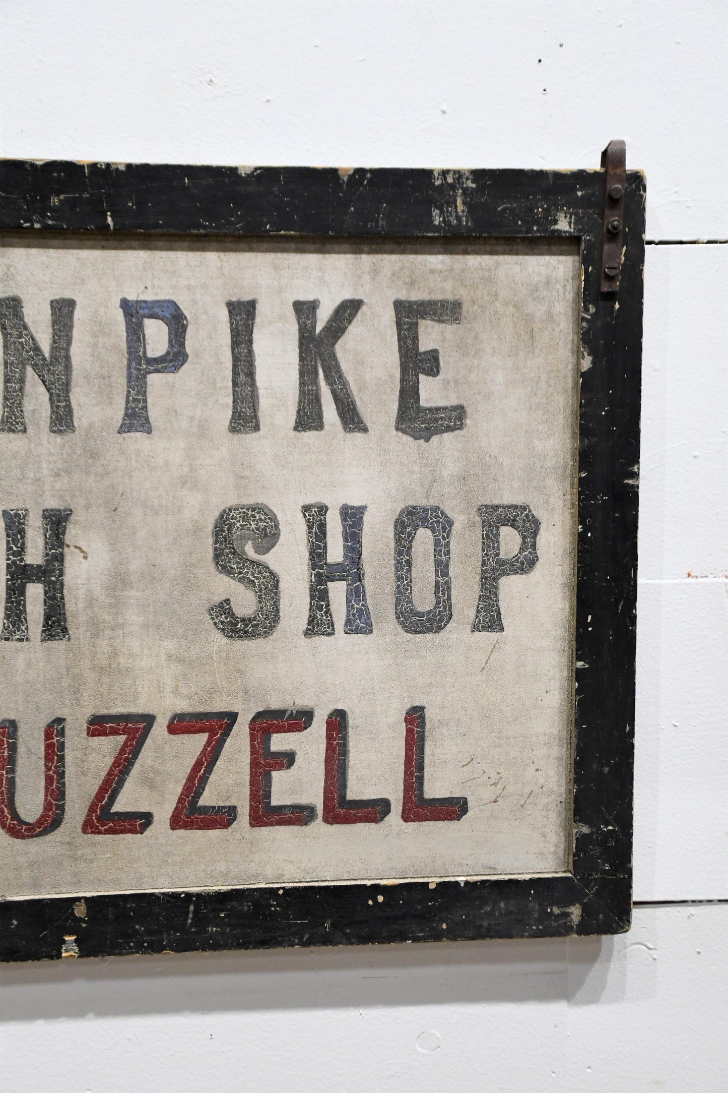 Double Sided Wooden Turnpike Watch Sign