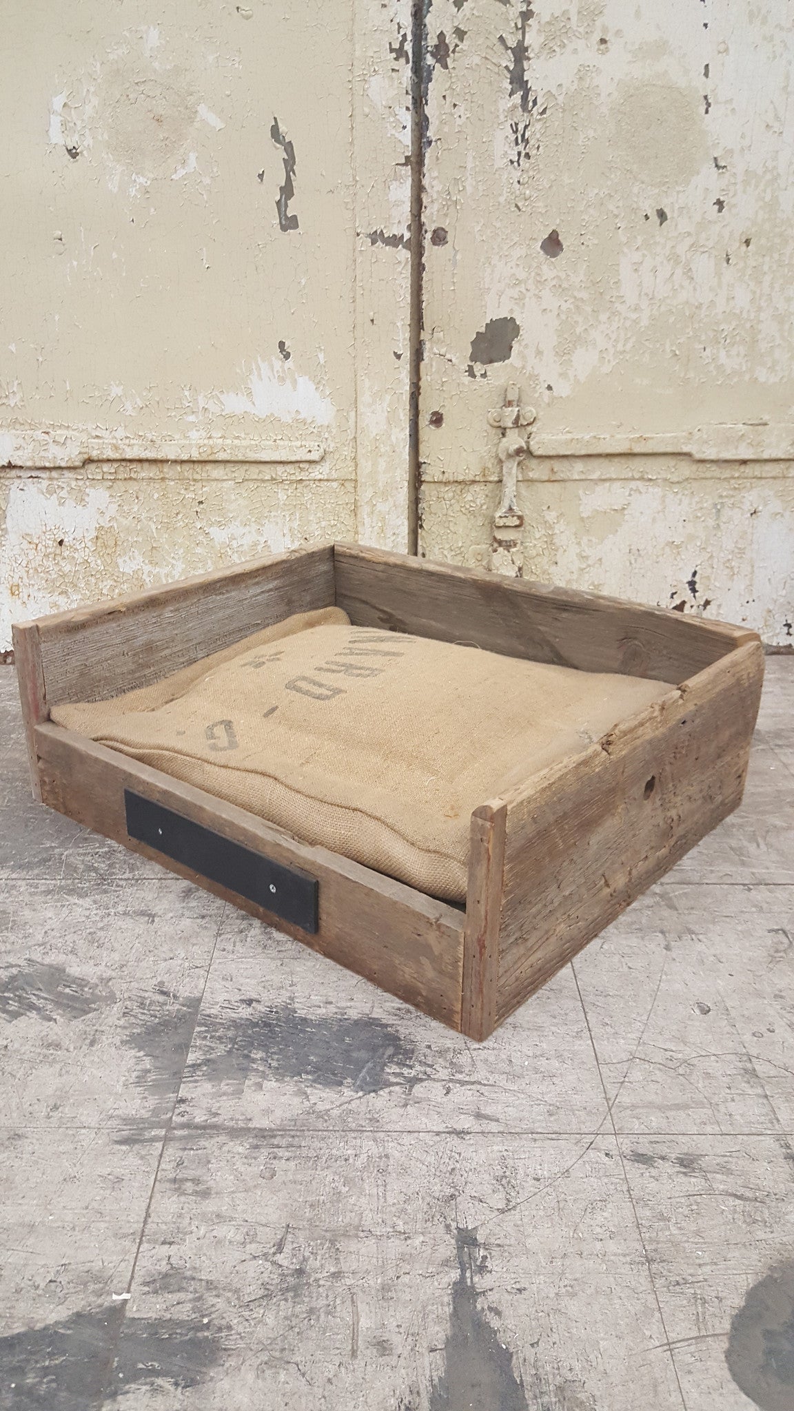 Repurposed Barnwood Dog Bed (Medium)