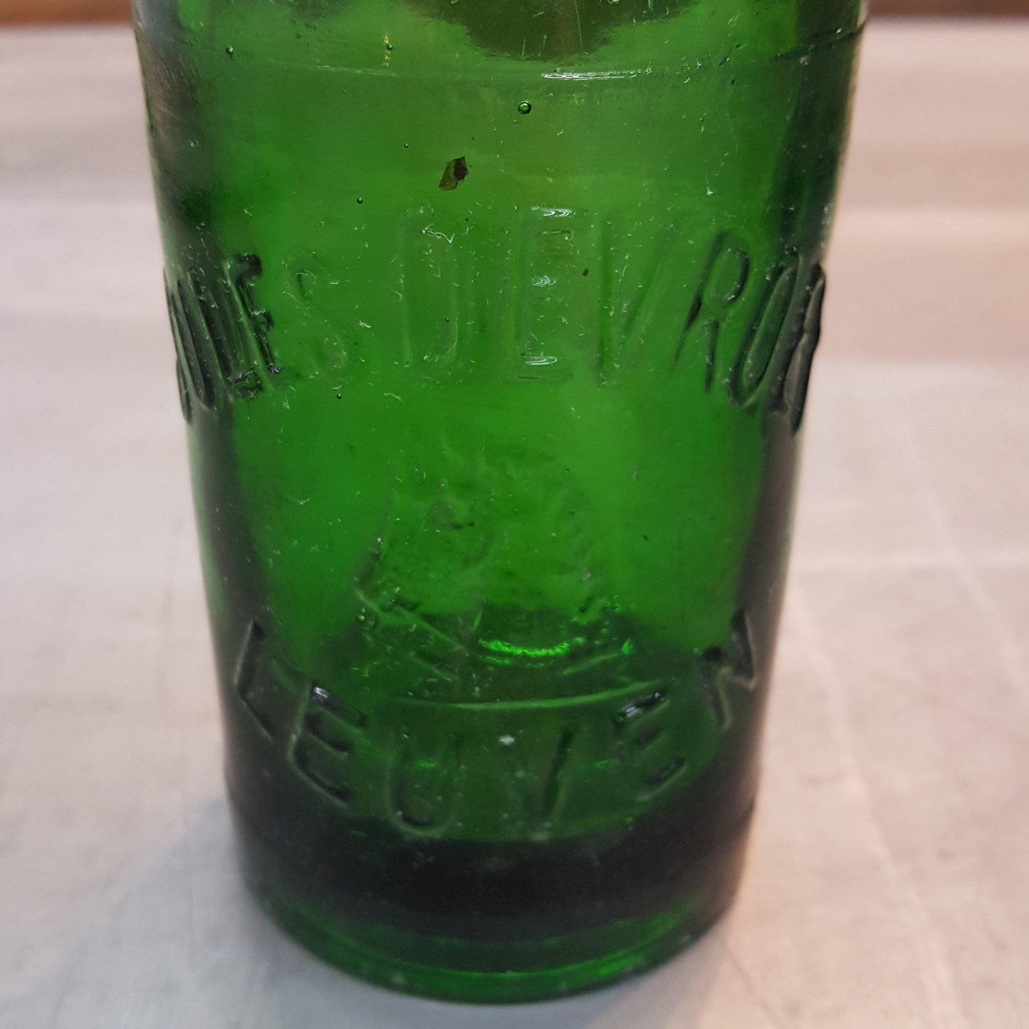 24 Beer Bottles in Crate, From Leuven Belgium (c. 1941)