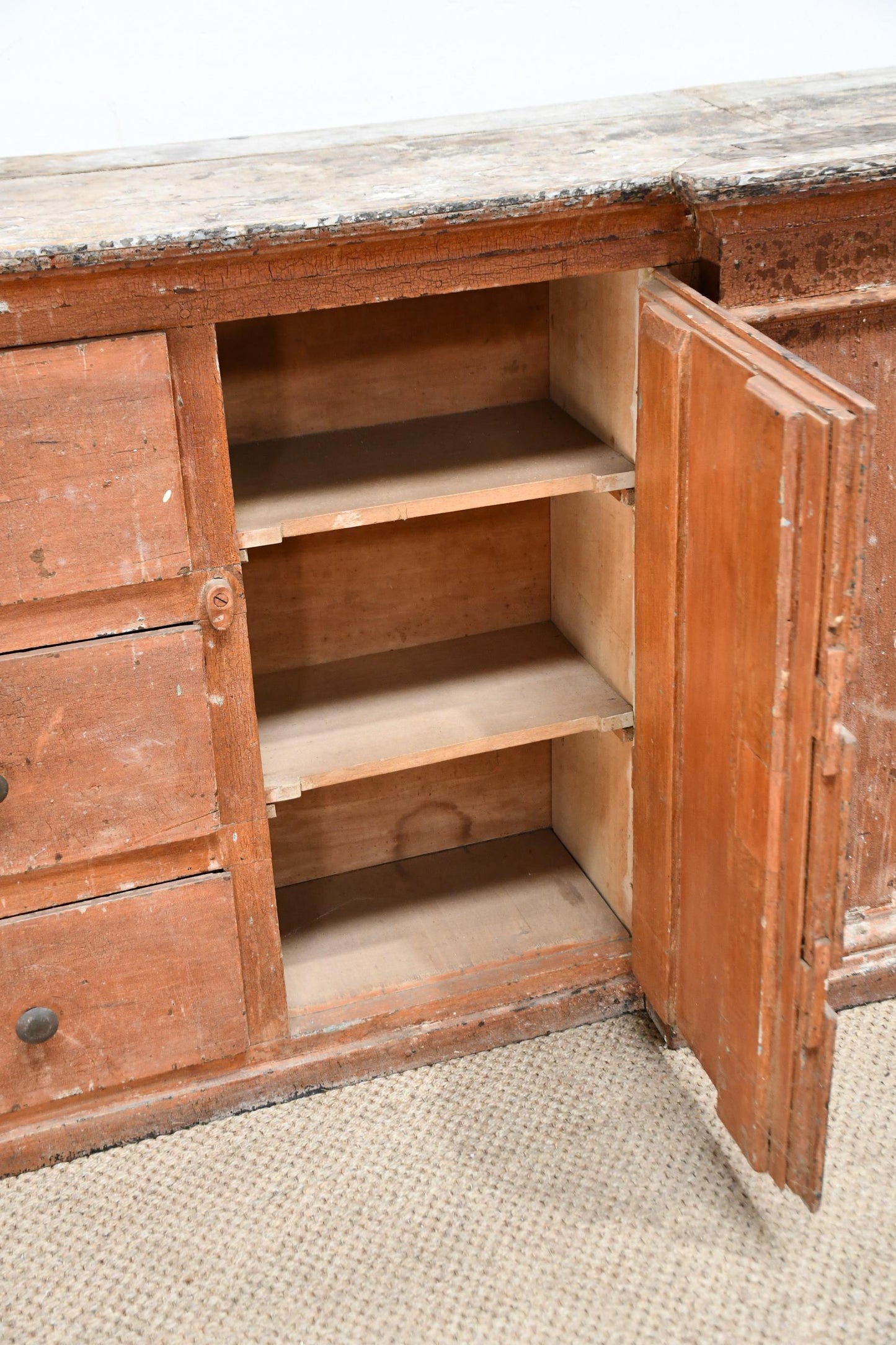 Late 18th C. French Antique Apothecary Cabinet