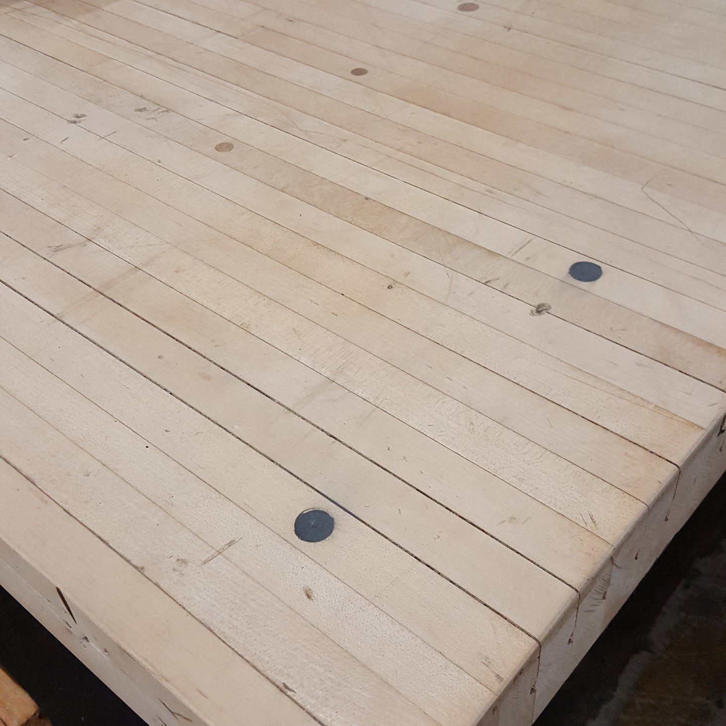 Reclaimed Bowling Alley Table Top