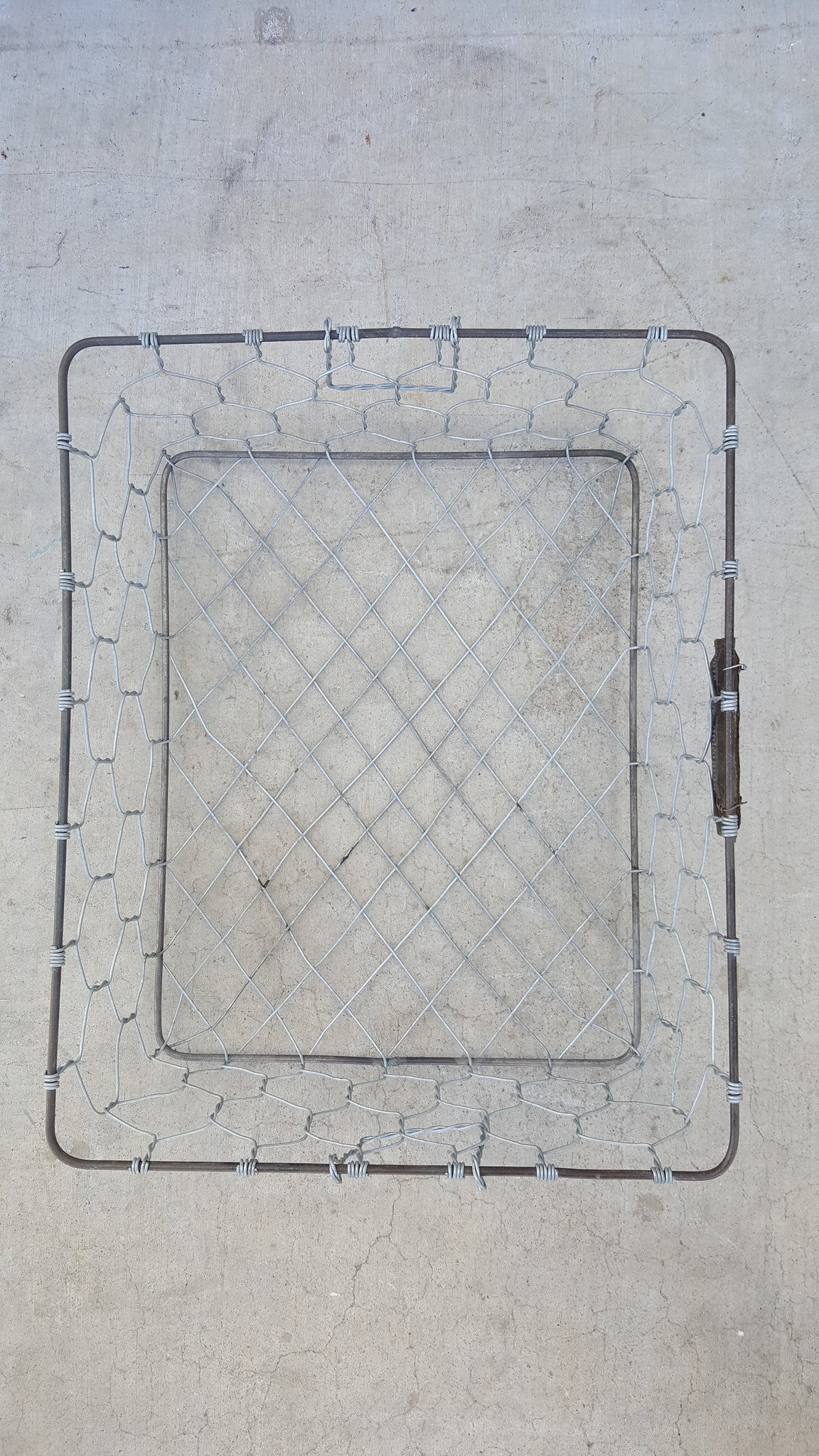 Rectangular Wire Basket with Nameplate