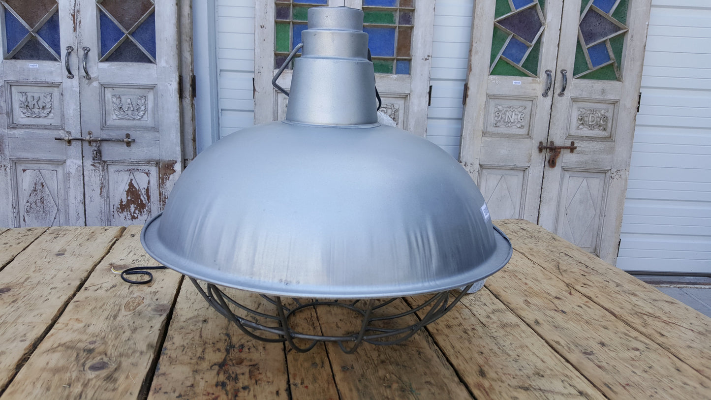 Gun Metal Iron Caged Pendant Light