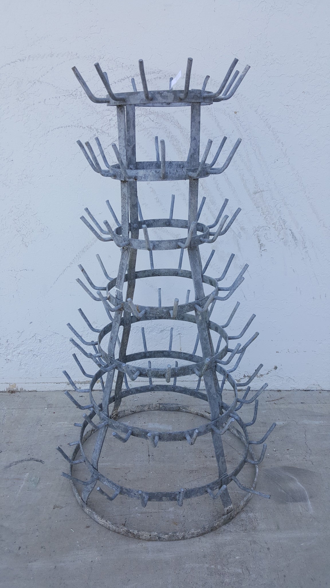 7 Tier Iron Bottle Drying Rack