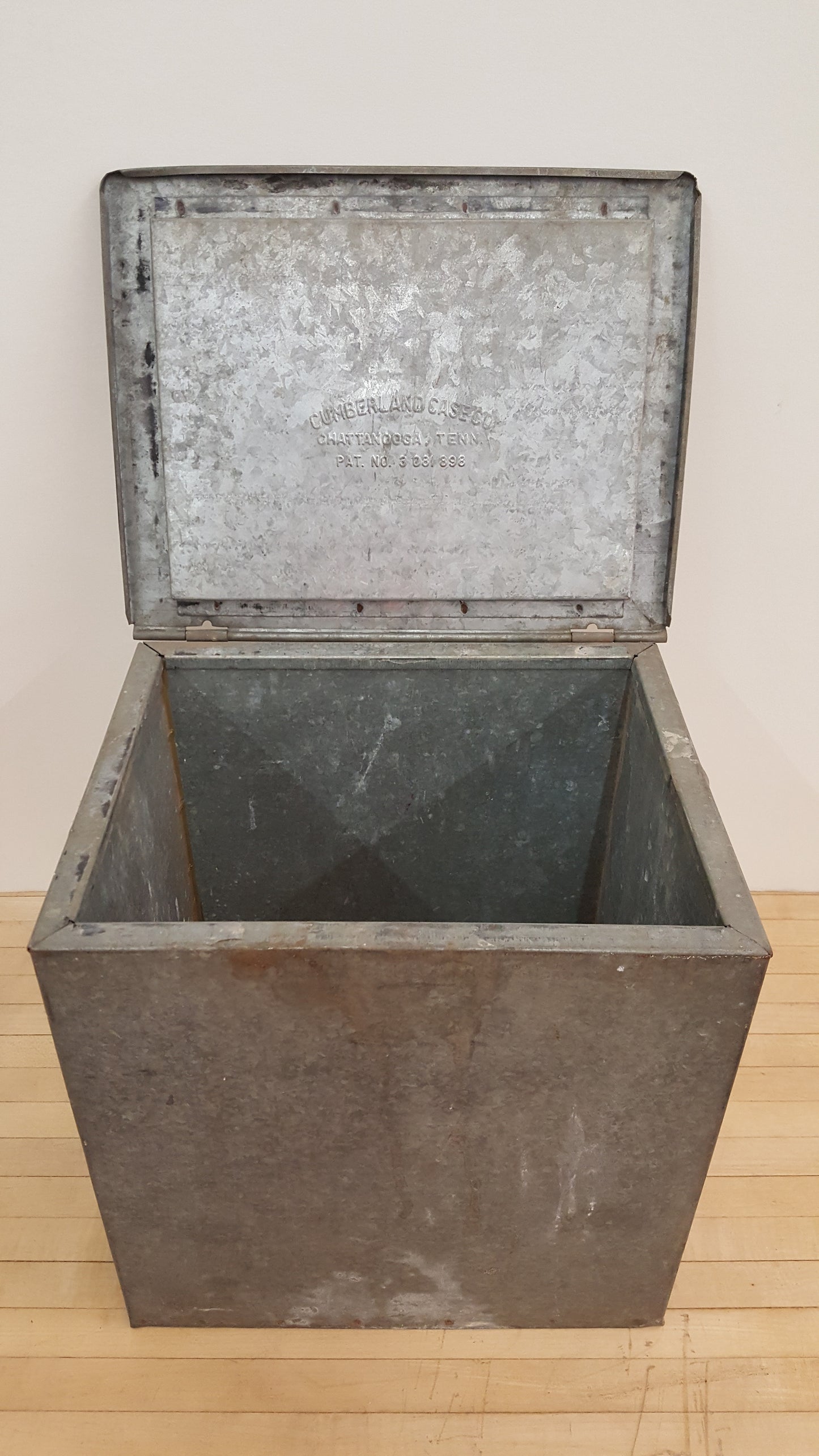 Galvanized Milk Crate