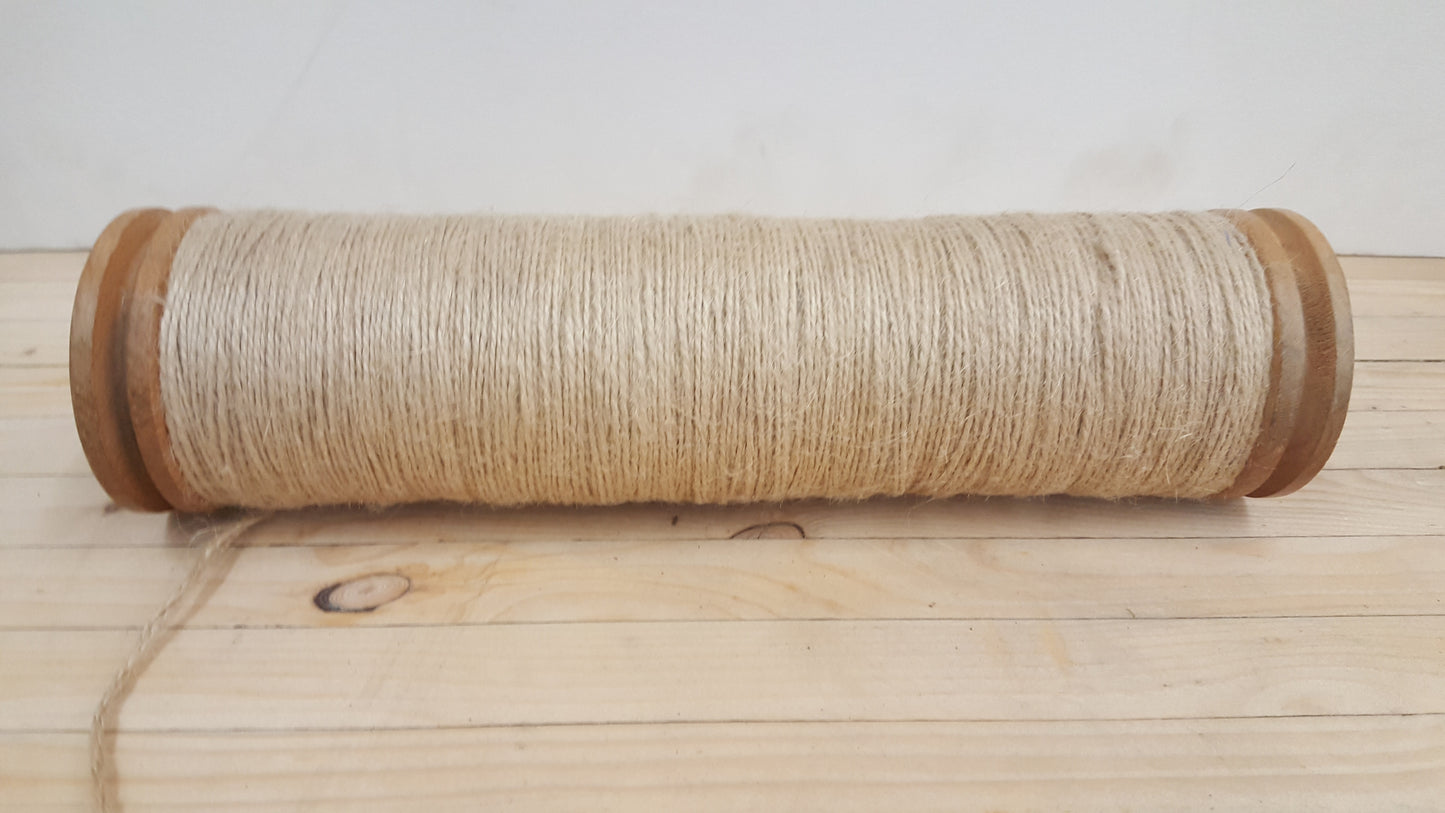 French Spool of Jute / Burlap Thread