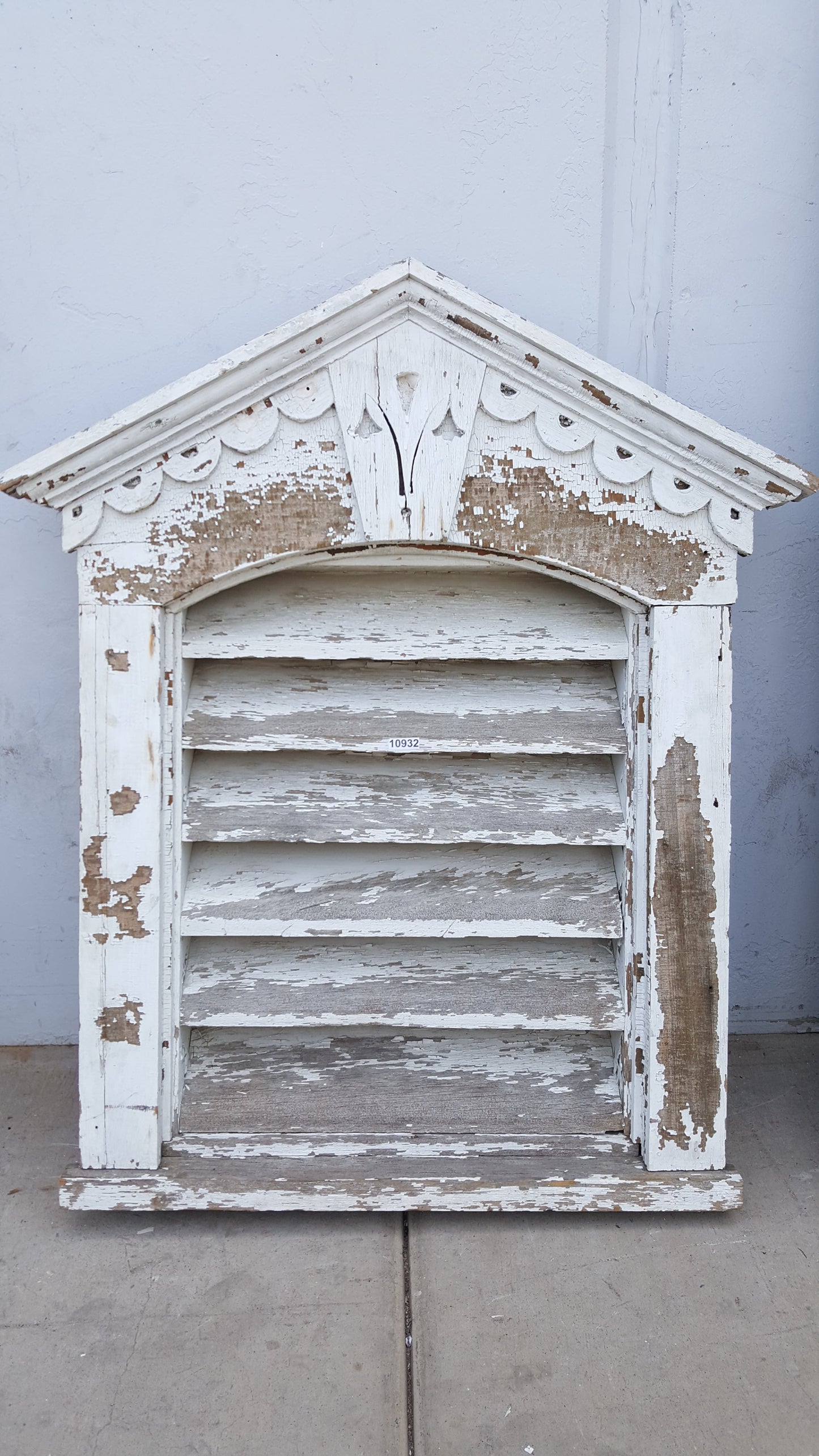 White Attic Vent