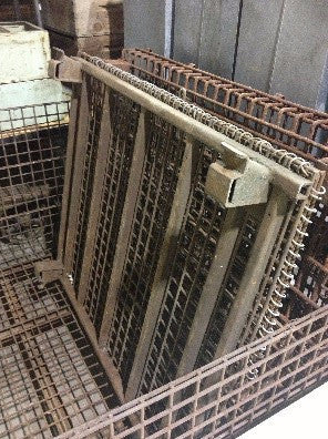 Cage, collapsible, steel