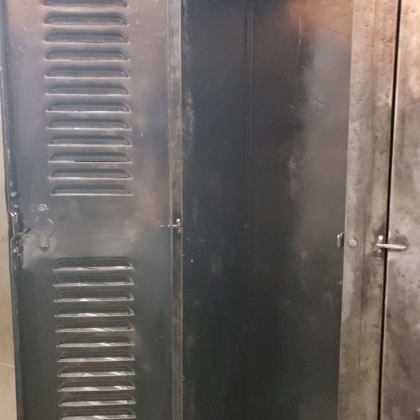 Stripped Louvered Locker